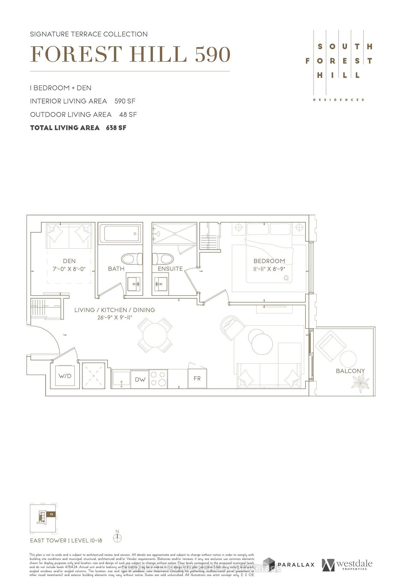 Photo 10 of Unit 1719, 89 Montclair Avenue, Toronto, Forest Hill South — HOMEH