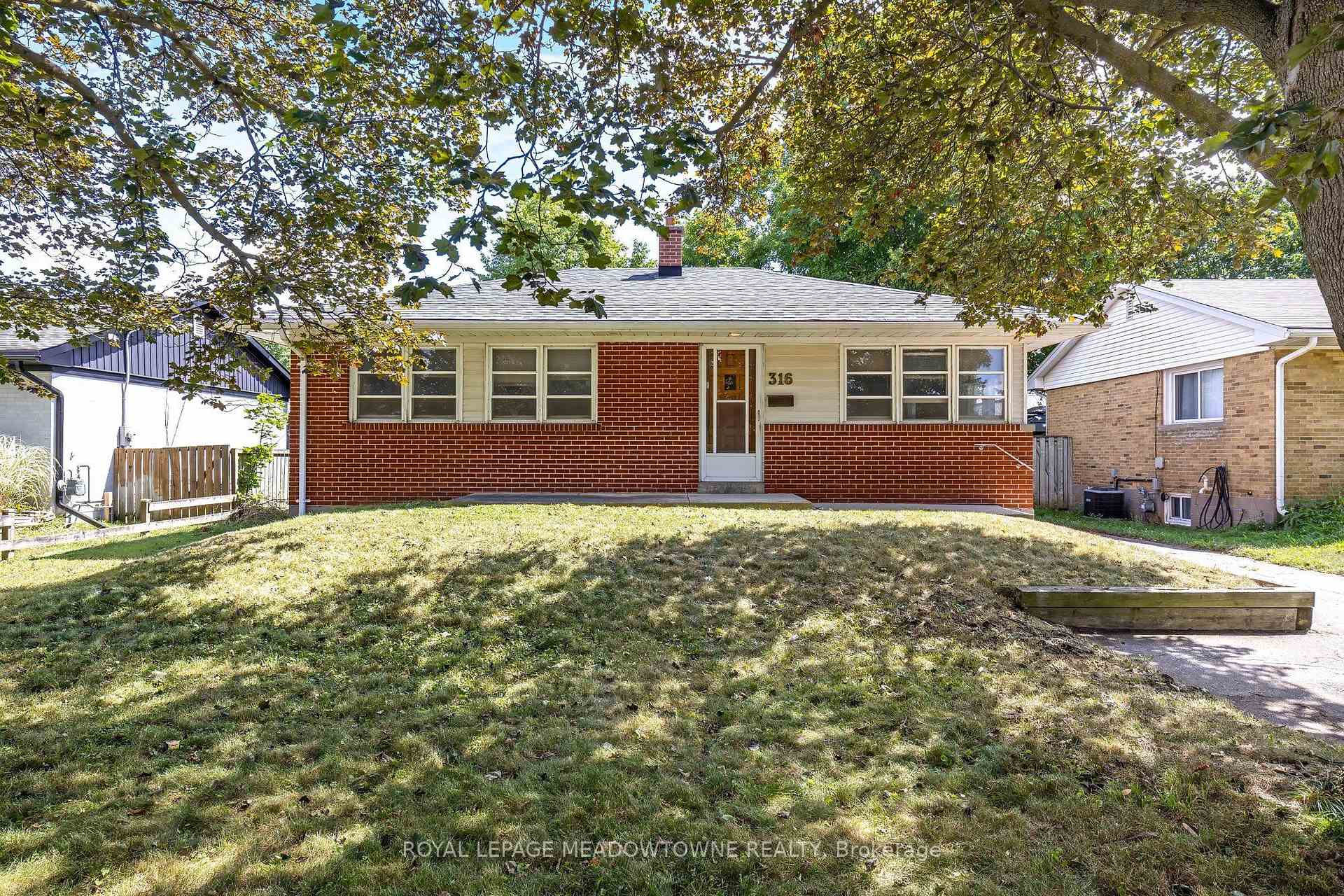Front of 316 Westcott Road