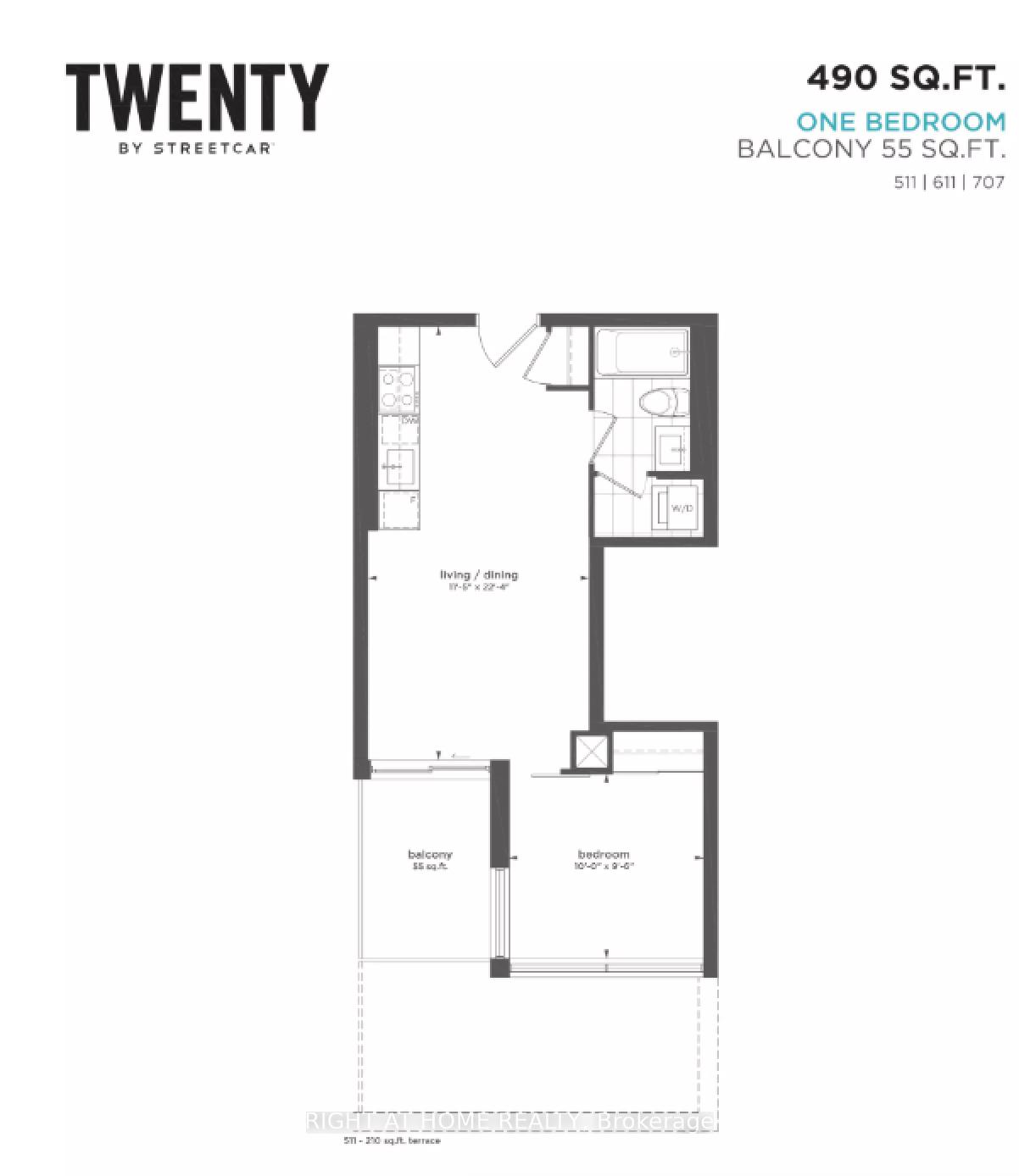 Photo 10 of Unit 613, 20 Gladstone Avenue, Toronto, Little Portugal — HOMEH