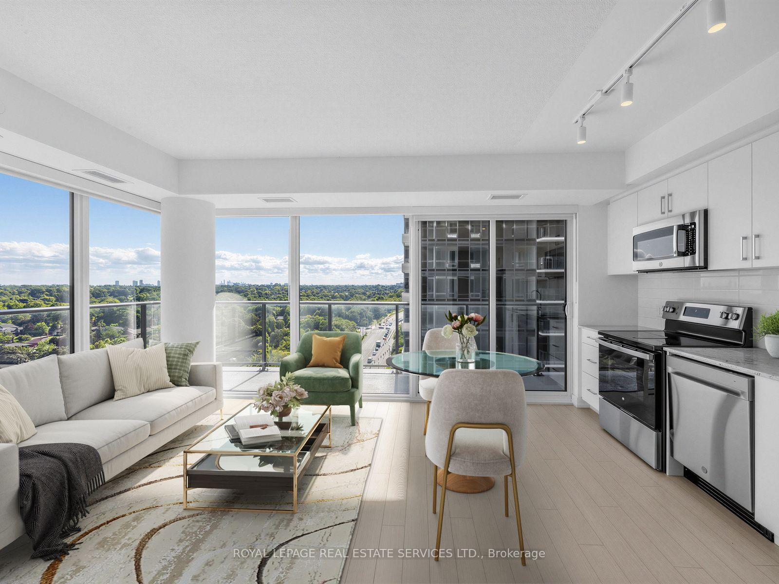 Front of Unit 1315, 4010 Eglinton Avenue W