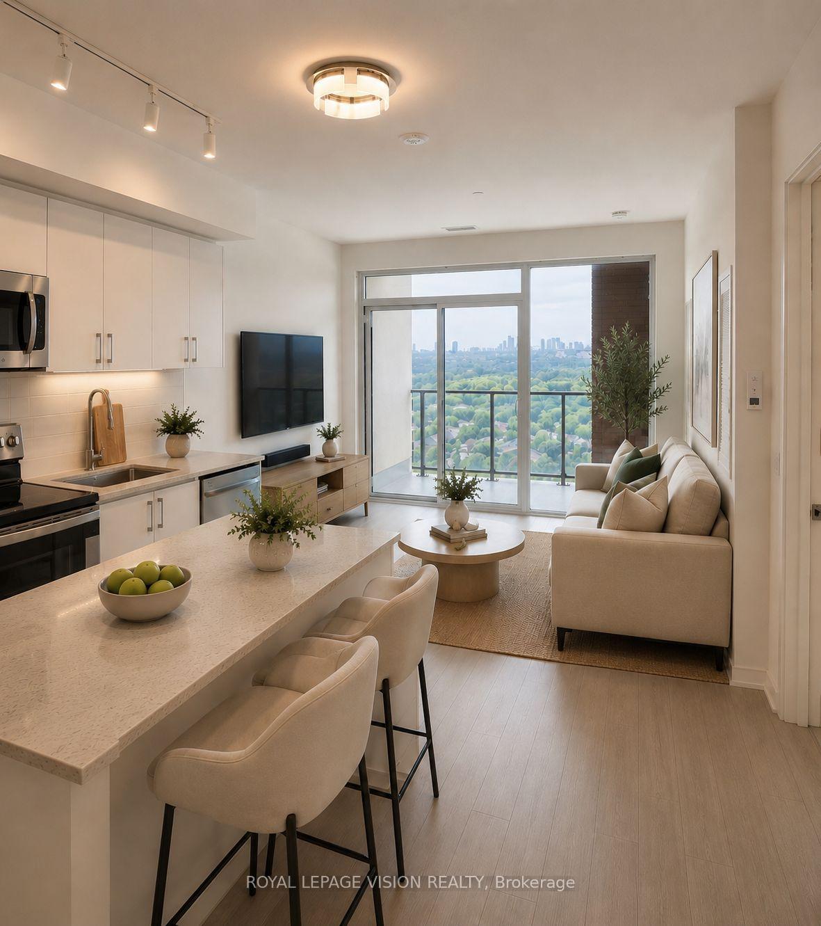 Front of Unit 1814, 4010 Eglinton Avenue W