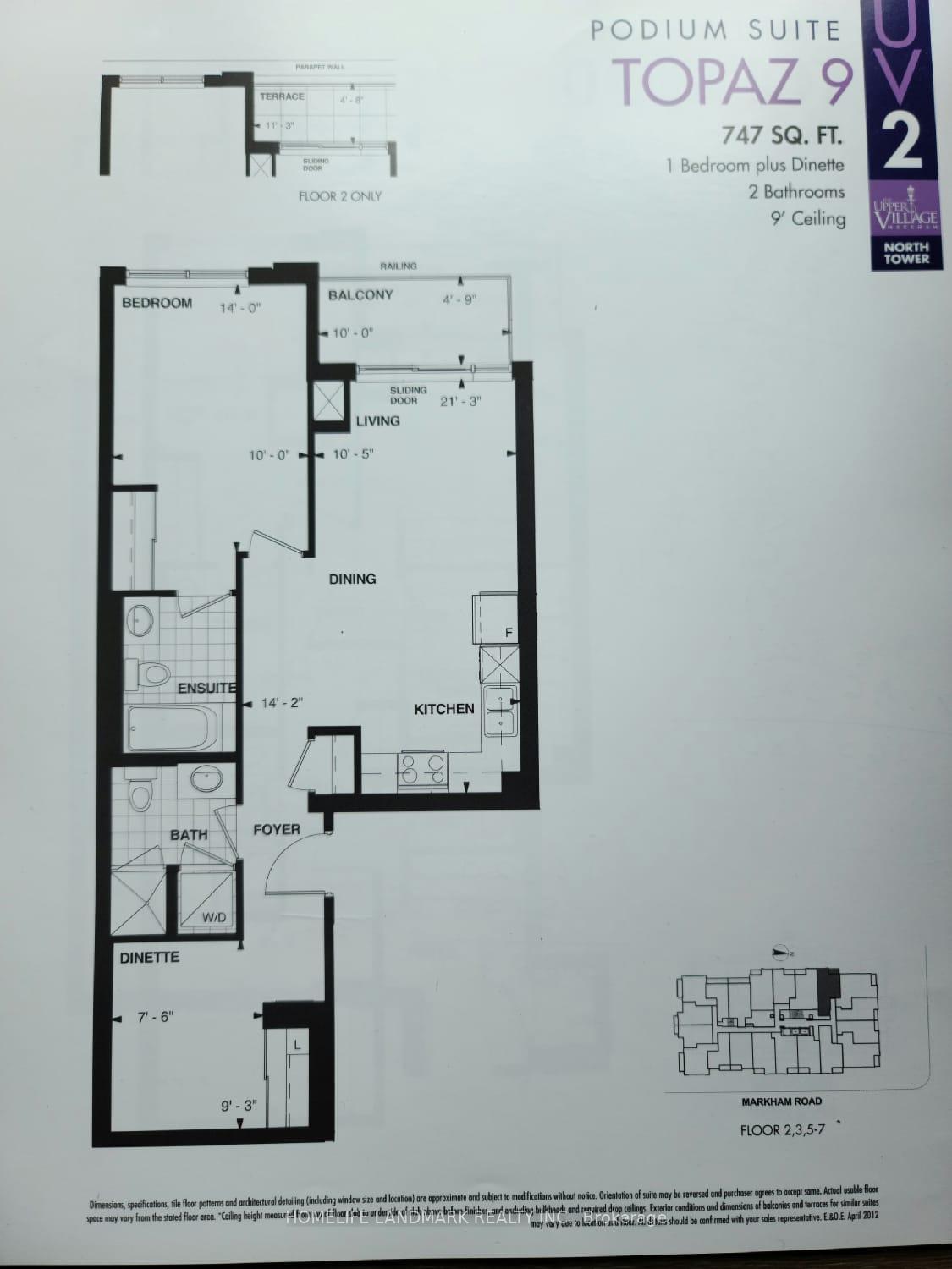 Photo 10 of Unit 217, 9506 Markham Road, Markham, Wismer — HOMEH