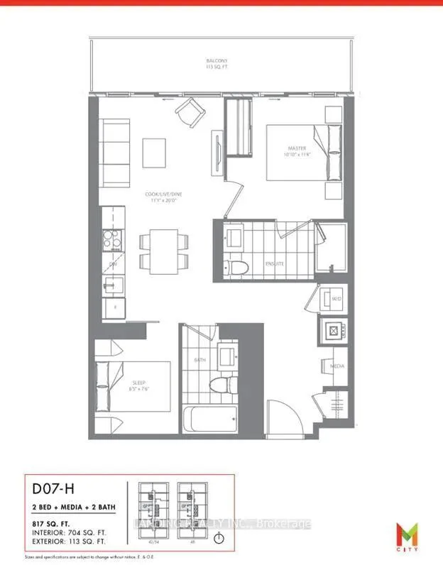 Photo 14 of Unit 4307, 3883 Quartz Road, Mississauga, City Centre — HOMEH
