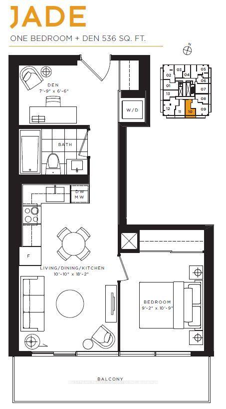 Photo 3 of Unit 1710, 501 Yonge Street, Toronto, Church-Yonge Corridor — HOMEH