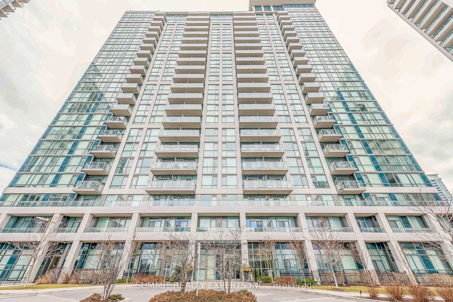Front of Unit 1211, 339 Rathburn Road W