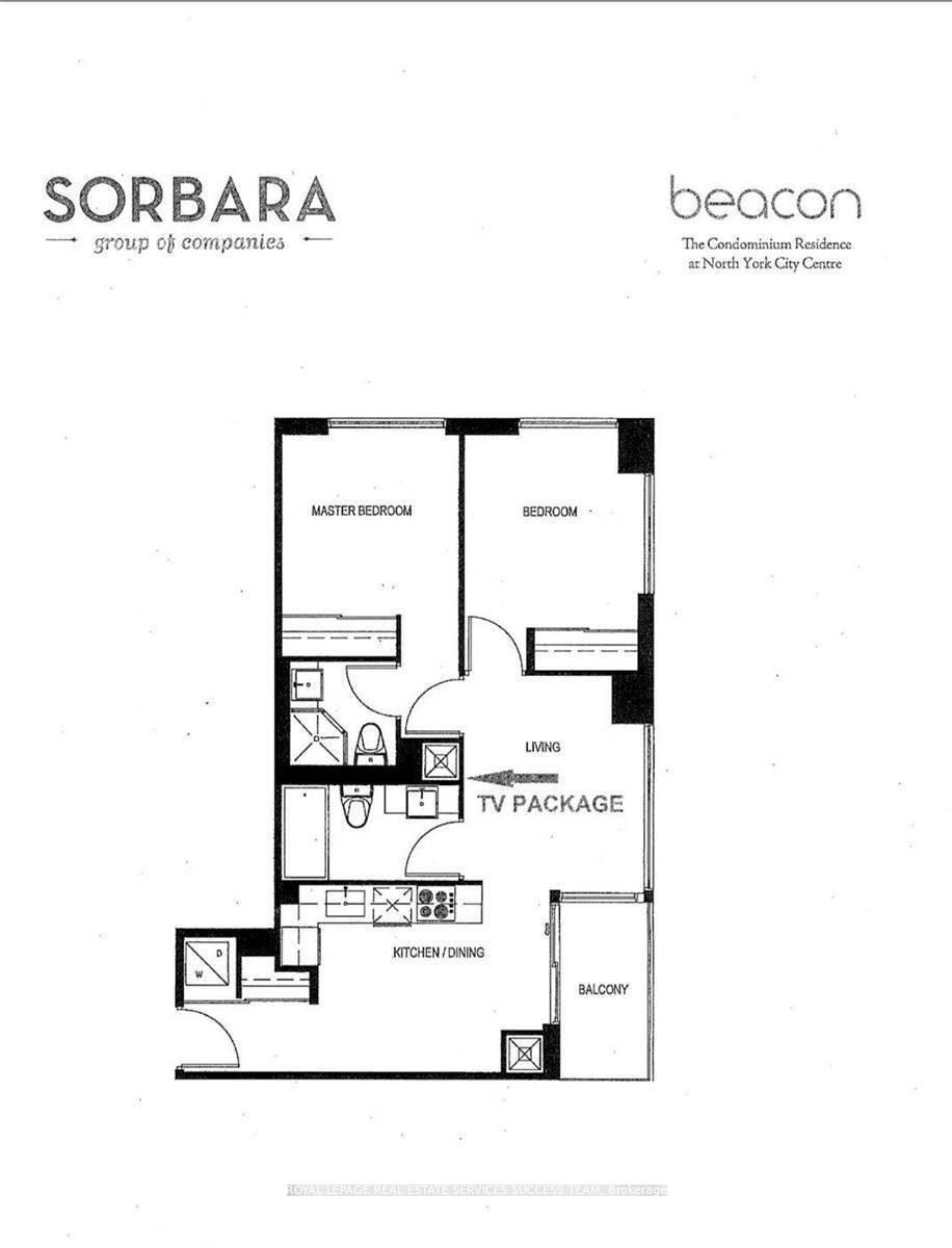 Front of Unit 2205, 5180 Yonge Street