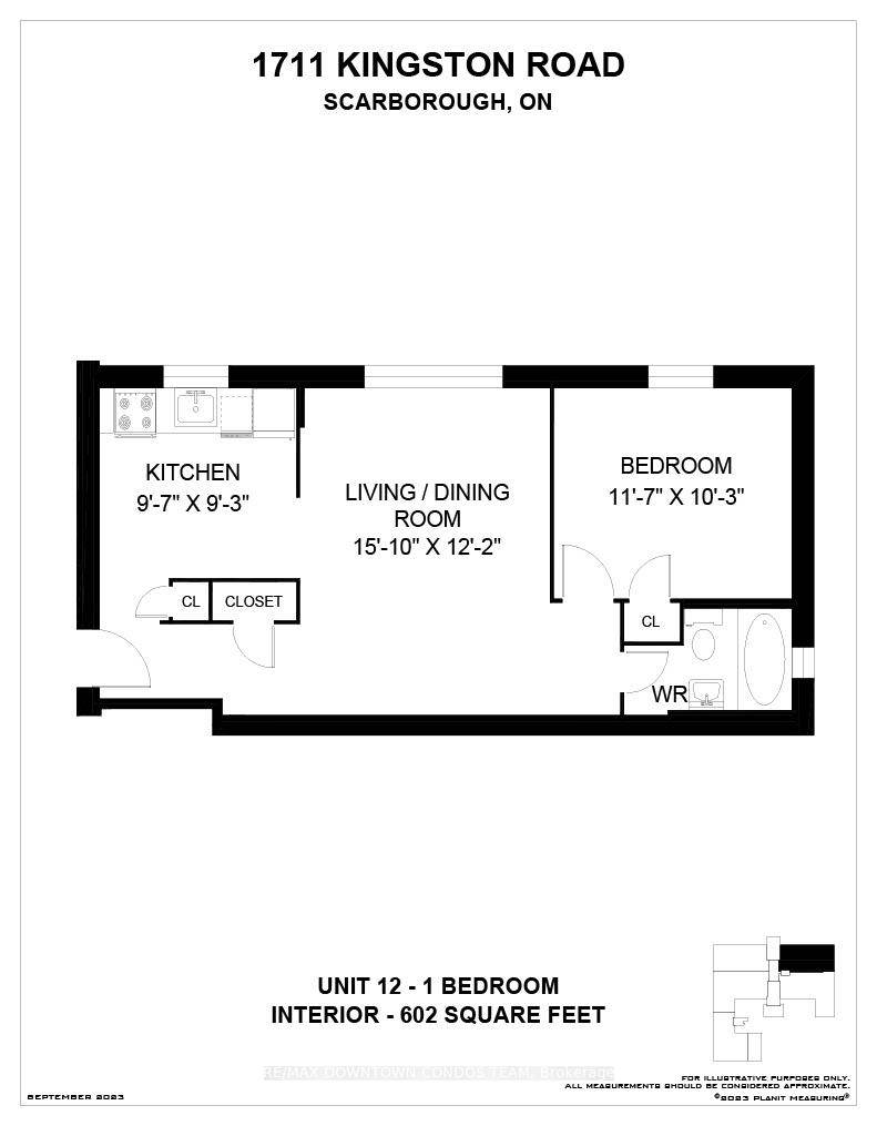 Front of Unit 12, 1711 Kingston Road