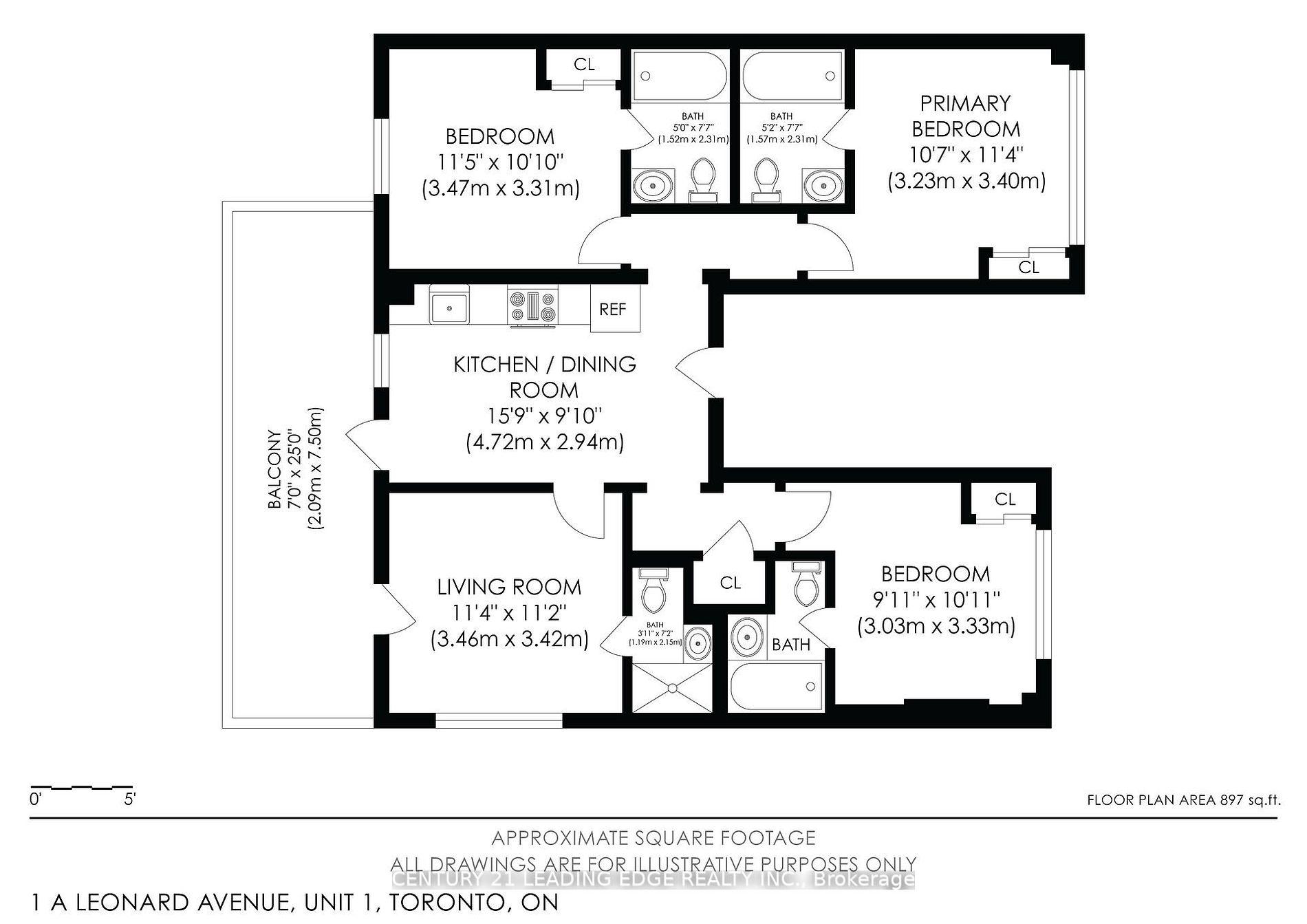 Photo 2 of Unit 3, 1 A Leonard Avenue, Toronto, Kensington-Chinatown — HOMEH