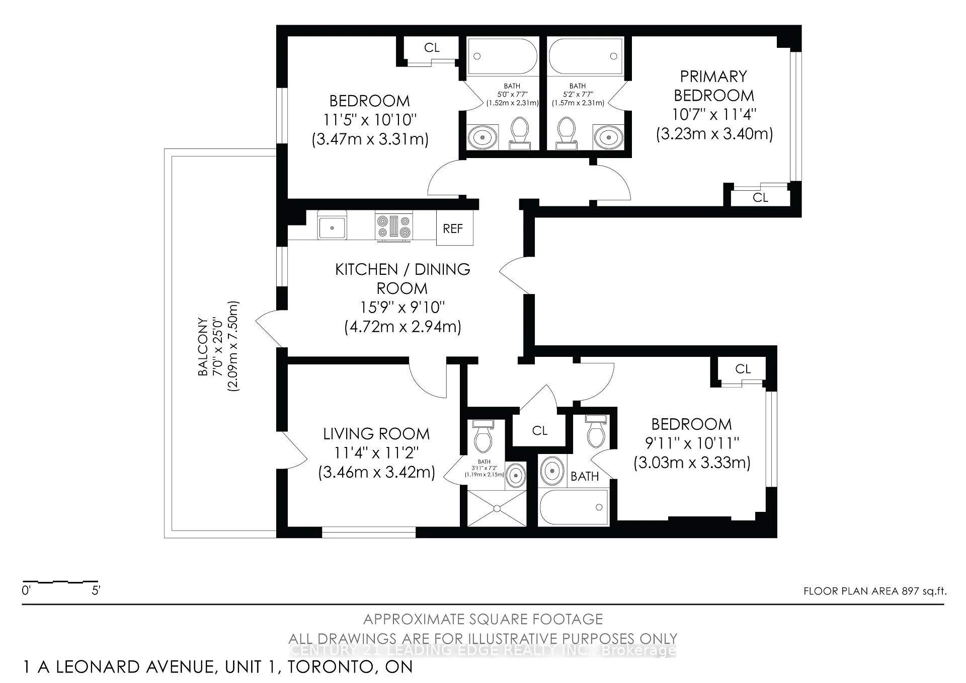 Photo 4 of Unit 3, 1 A Leonard Avenue, Toronto, Kensington-Chinatown — HOMEH