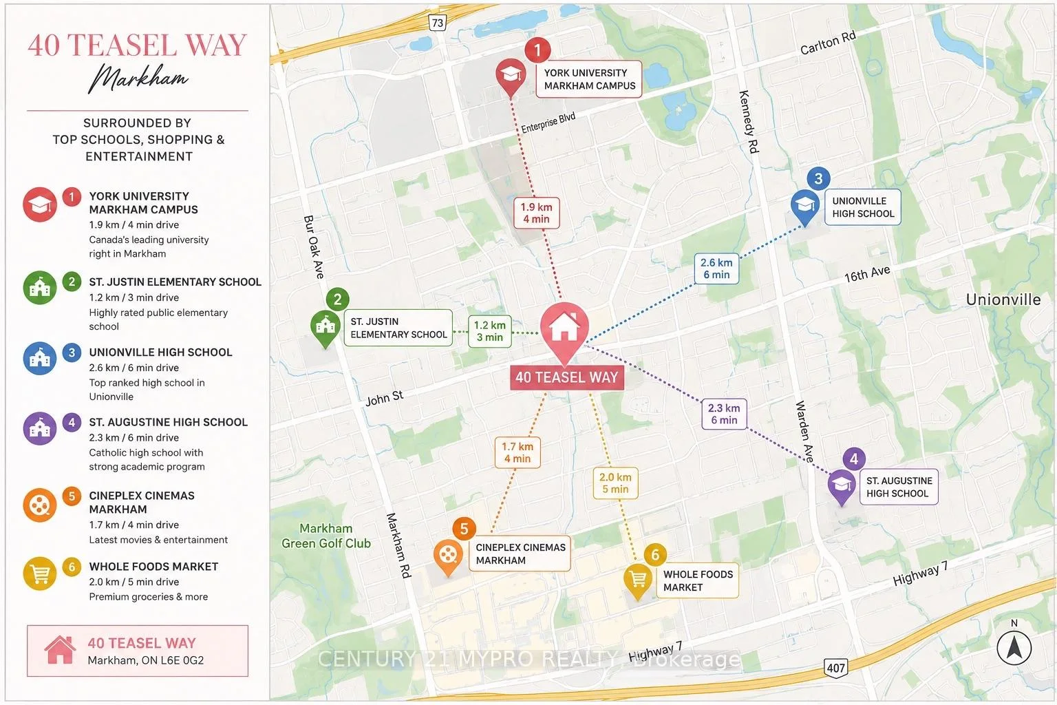 Photo 39 of 40 Teasel Way, Markham, Unionville — HOMEH