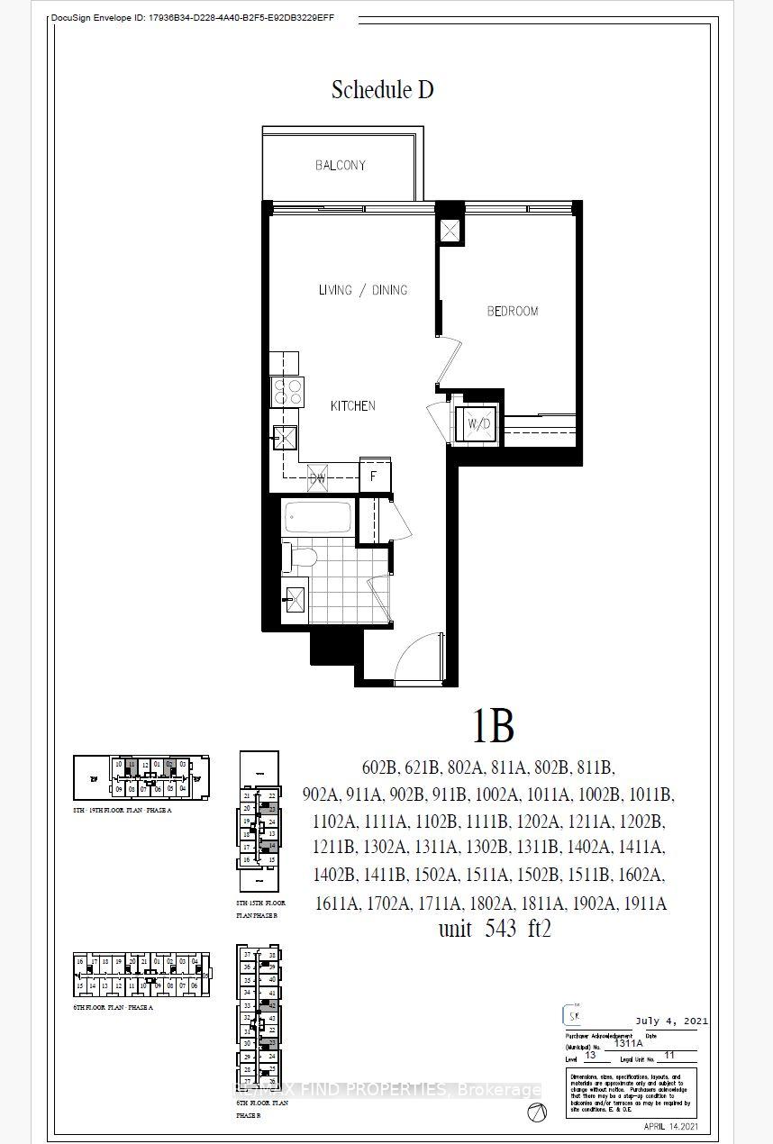 Front of Unit 1311A, 115 Nipissing Road