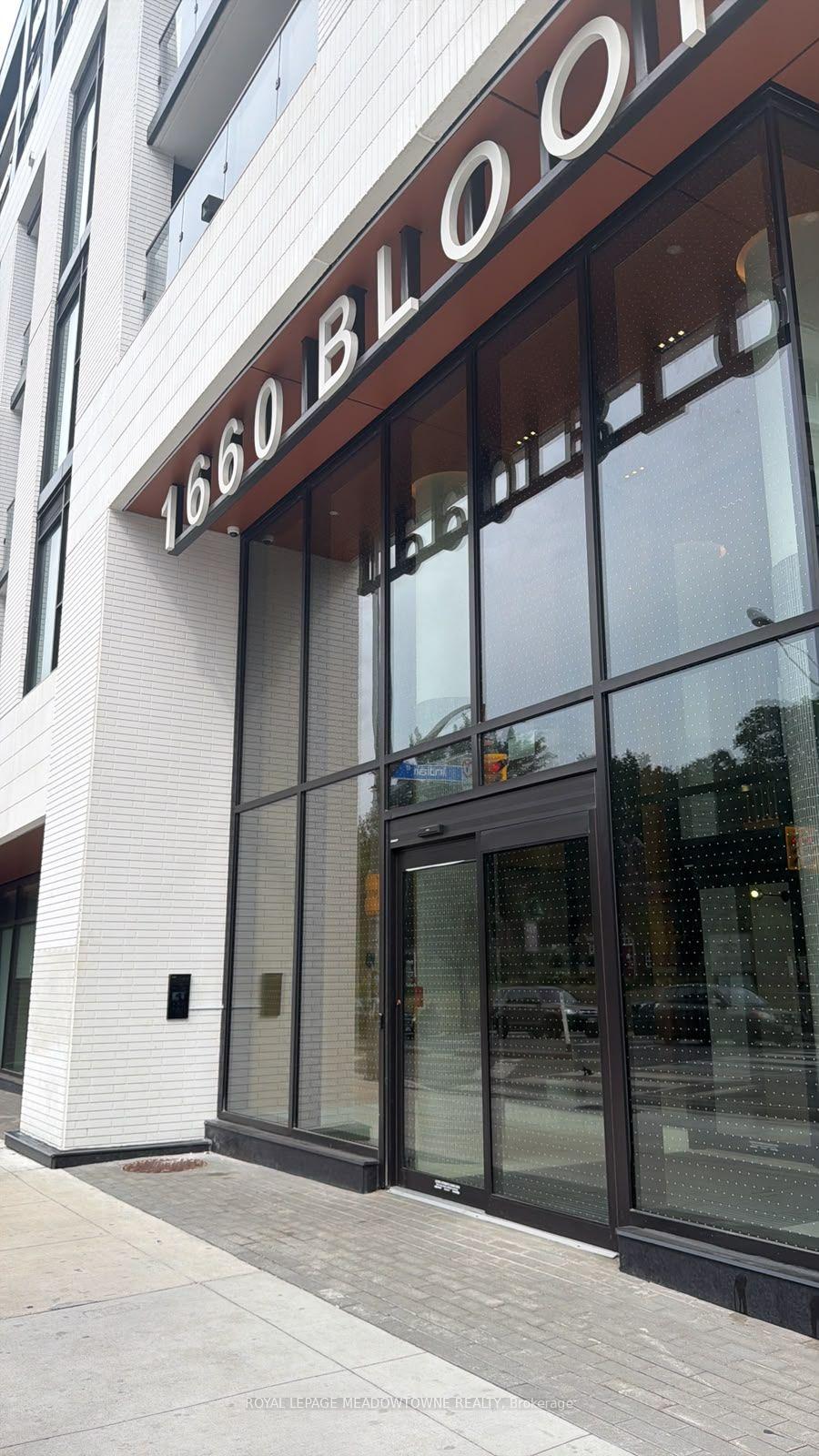 Front of Unit 1210, 1660 Bloor Street W