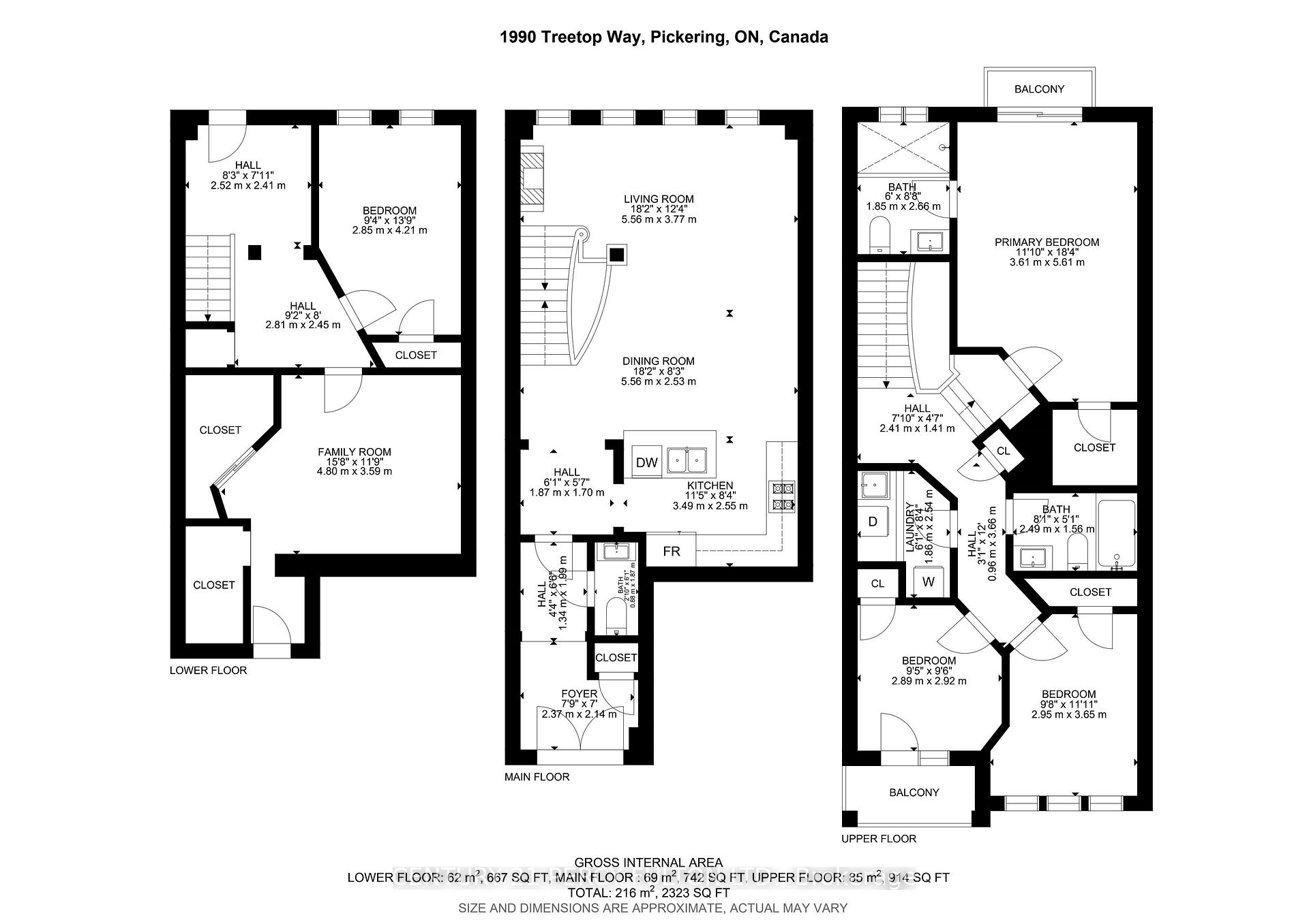 Photo 8 of 1990 Treetop Way, Pickering, Highbush — HOMEH