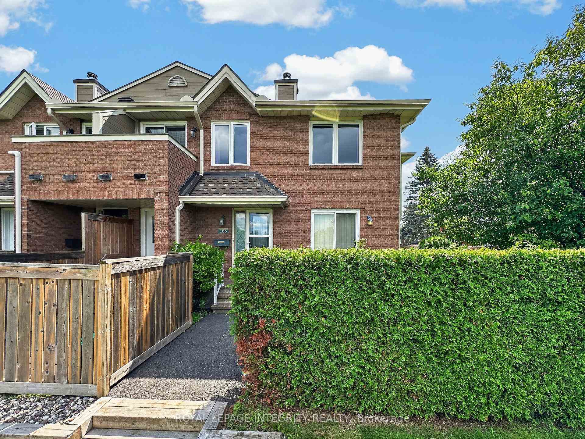 Photo 1 of Unit 106, 1720 Marsala Crescent, Ottawa, Fallingbrook/Pineridge — HOMEH
