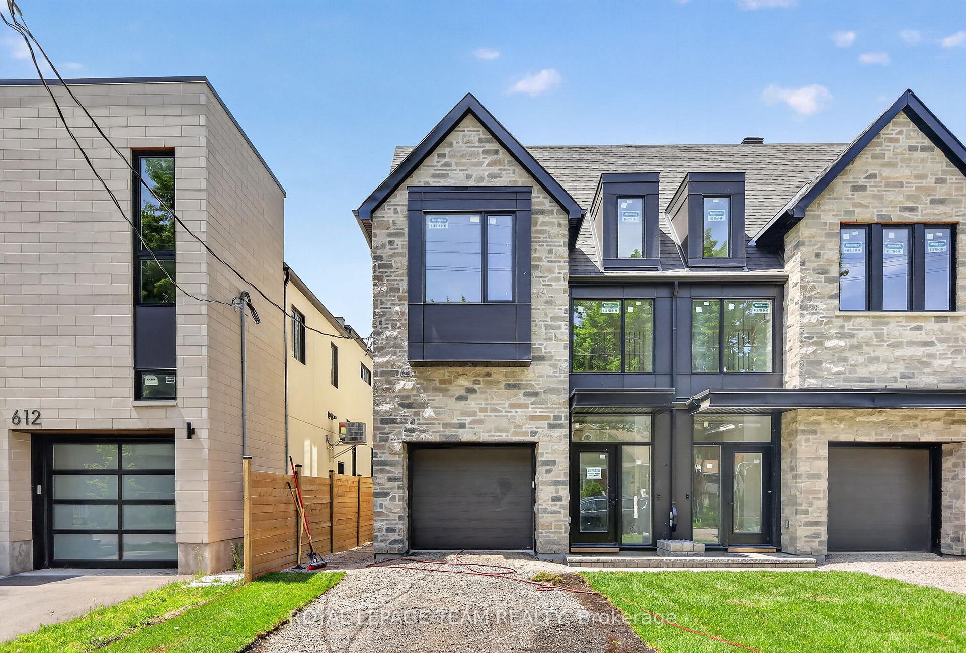 Front of Unit B, 608 Tweedsmuir Avenue