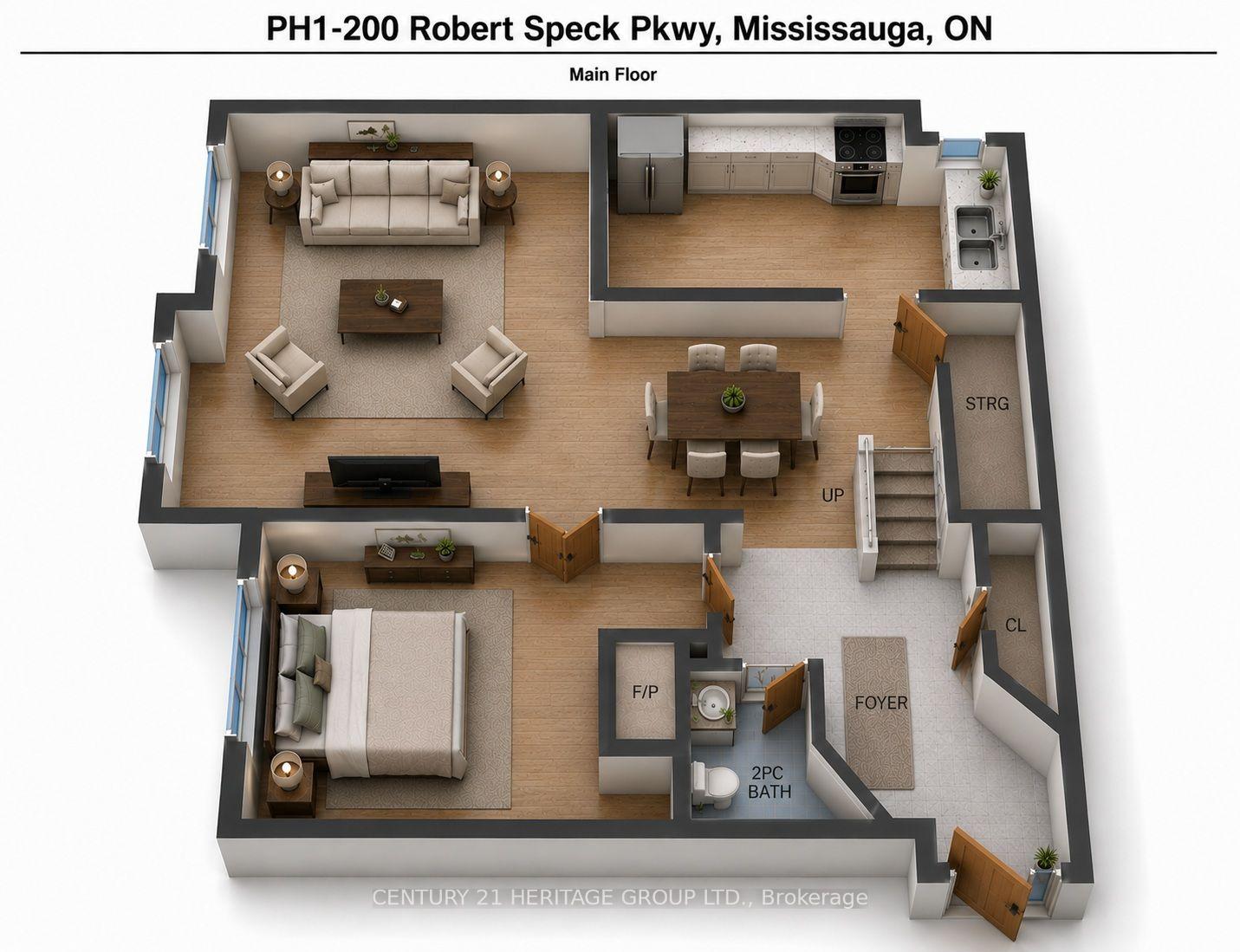 Photo 49 of Unit PH1, 200 Robert Speck Parkway, Mississauga, City Centre — HOMEH