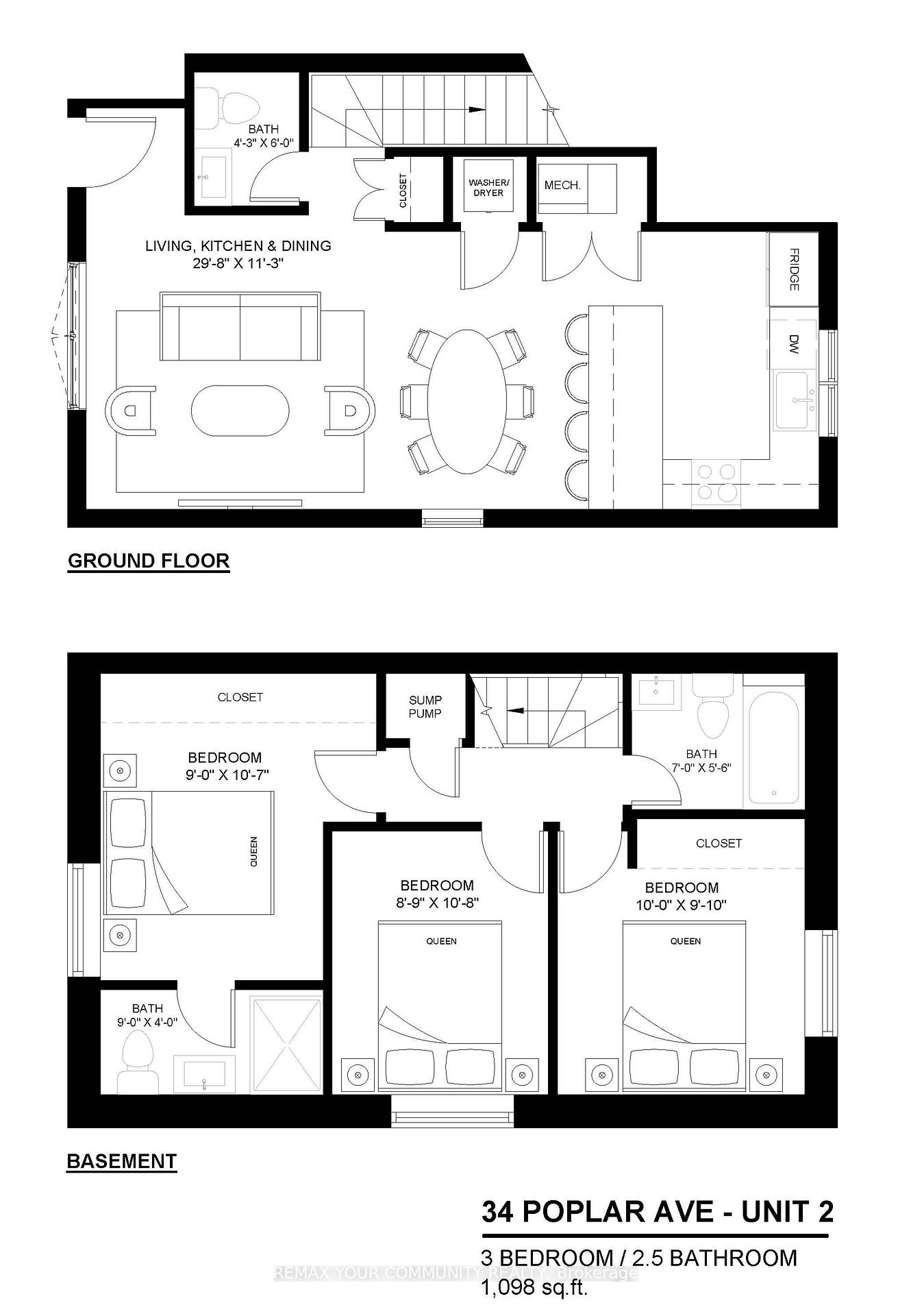 Photo 2 of Unit 2, 34 Poplar Avenue, Etobicoke, Islington-City Centre West — HOMEH