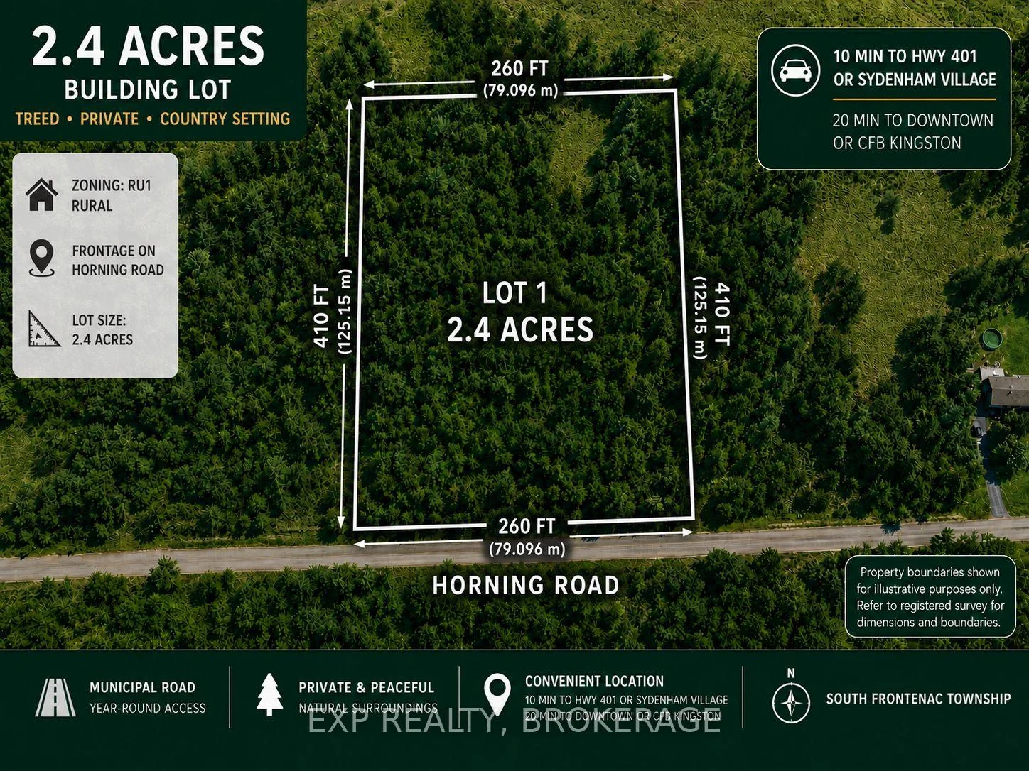 Photo 2 of Lot 1 Horning Road, Frontenac, Frontenac South — HOMEH