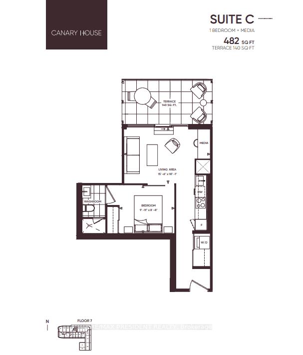 Photo 5 of Unit 901, 425 Front Street E, Toronto, Waterfront Communities — HOMEH