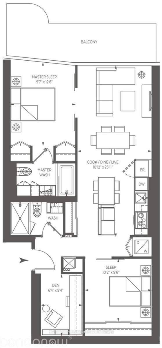 Photo 8 of Unit 5507, 1 Bloor Street E, Toronto, Church-Yonge Corridor — HOMEH