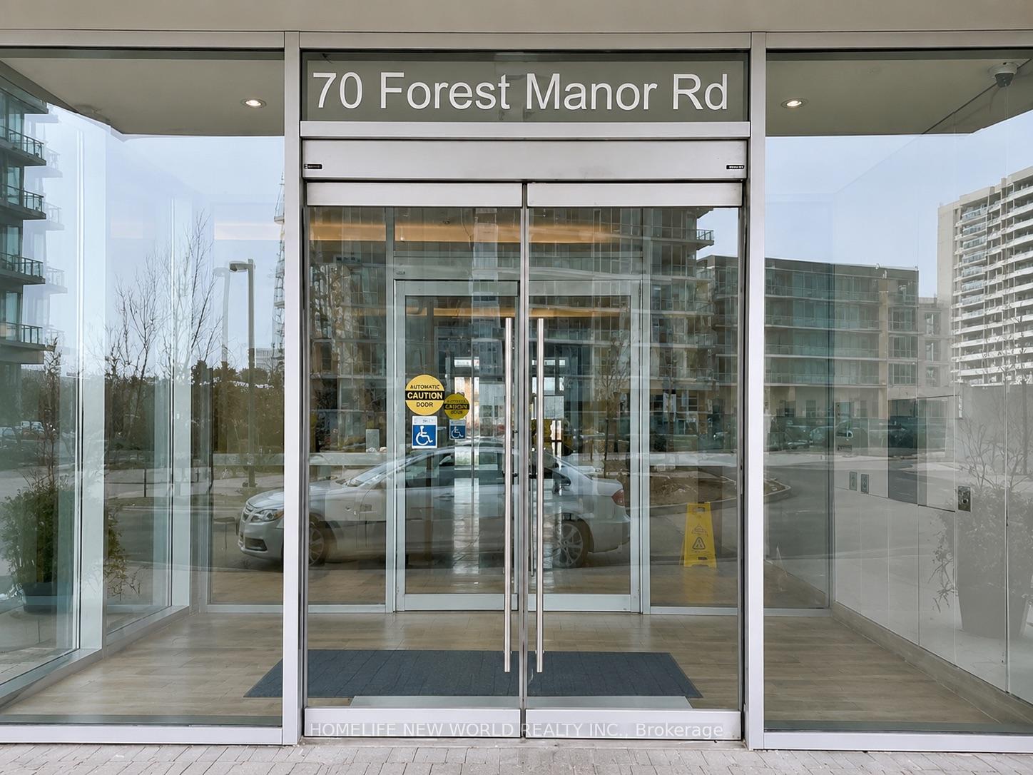 Front of Unit 1810, 70 Forest Manor Road