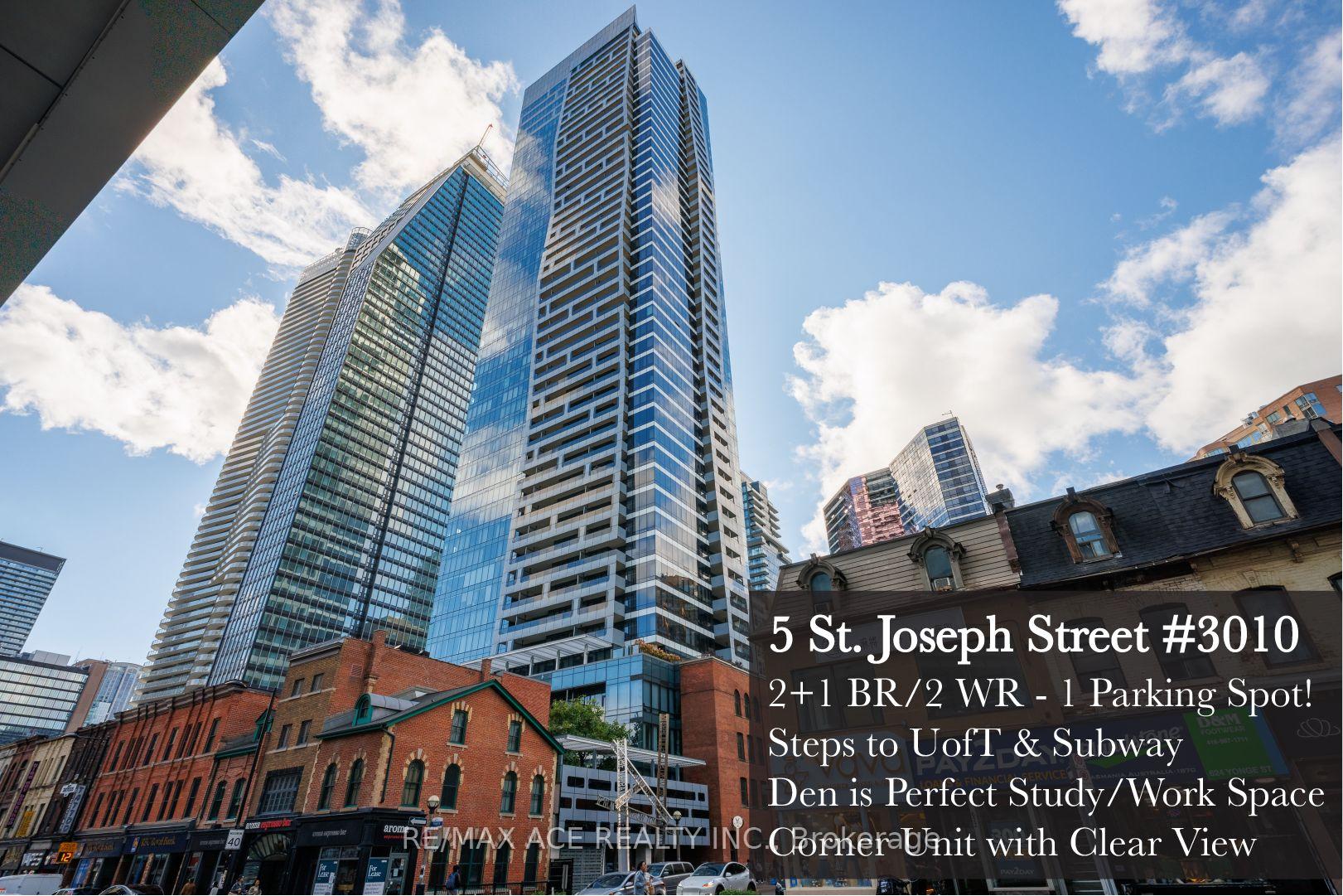 Front of Unit 3010, 5 St Joseph Street
