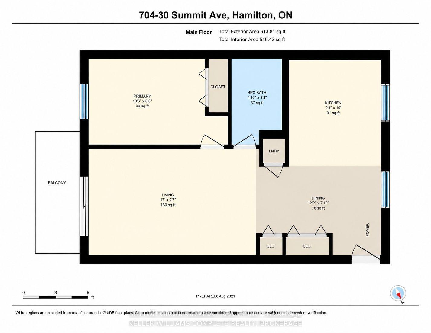 Photo 13 of Unit 704, 30 Summit Avenue, Hamilton, Eastmount — HOMEH
