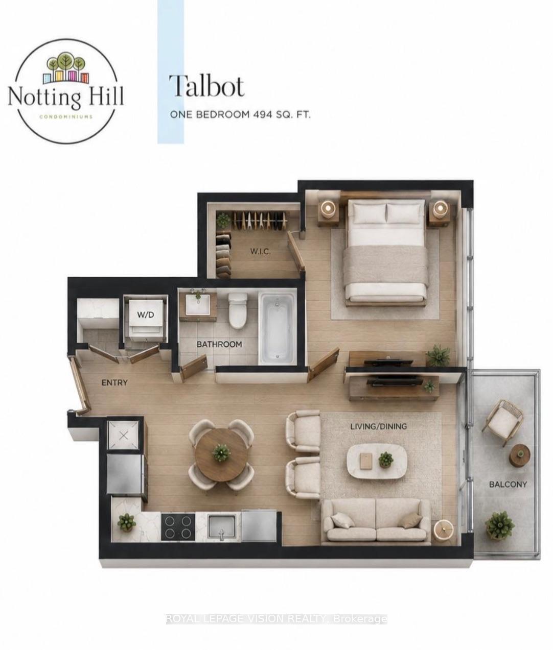 Front of Unit 1905, 4010 Eglinton Avenue W
