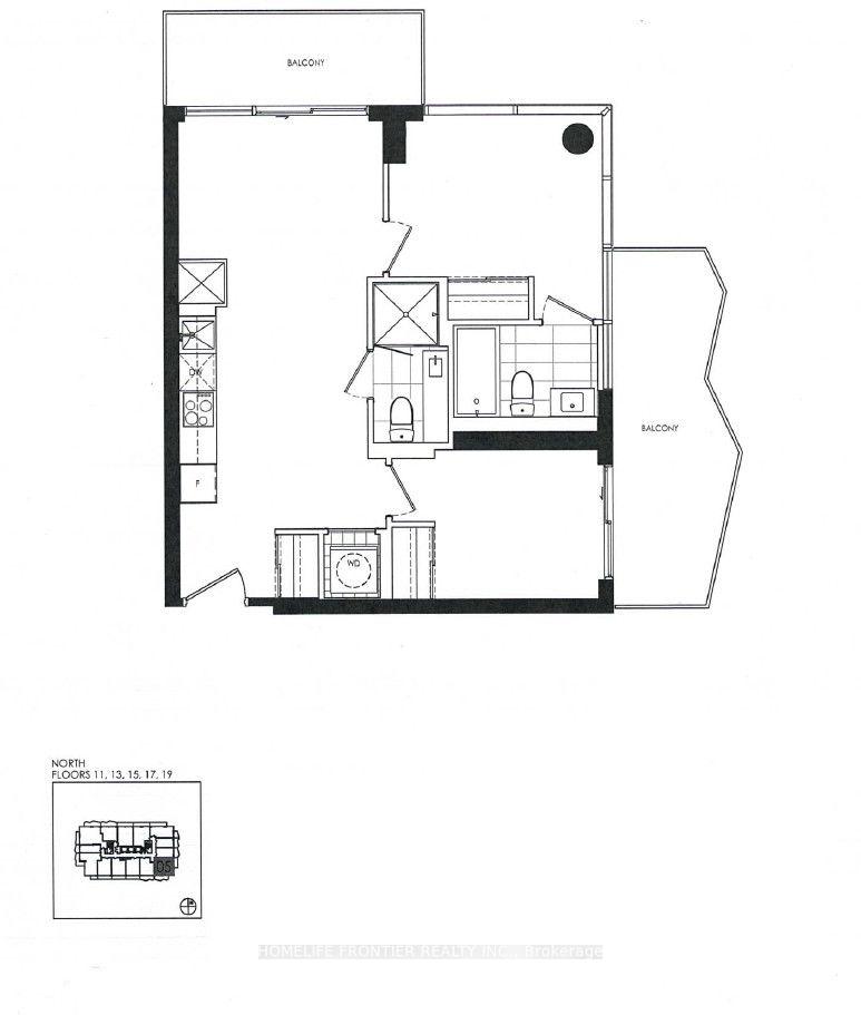 Photo 15 of Unit 1705, 120 Broadway Avenue, Toronto, Mount Pleasant West — HOMEH