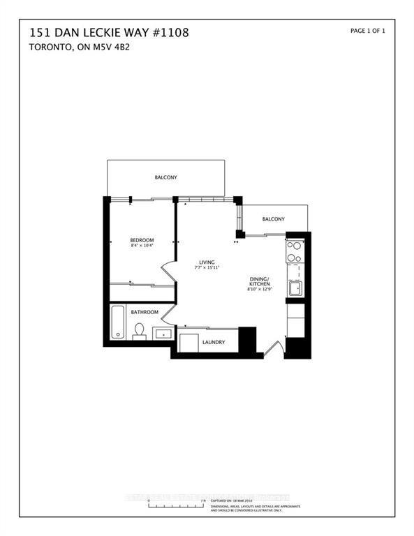 Photo 3 of Unit 1108, 151 Dan Leckie Way, Toronto, Waterfront Communities — HOMEH