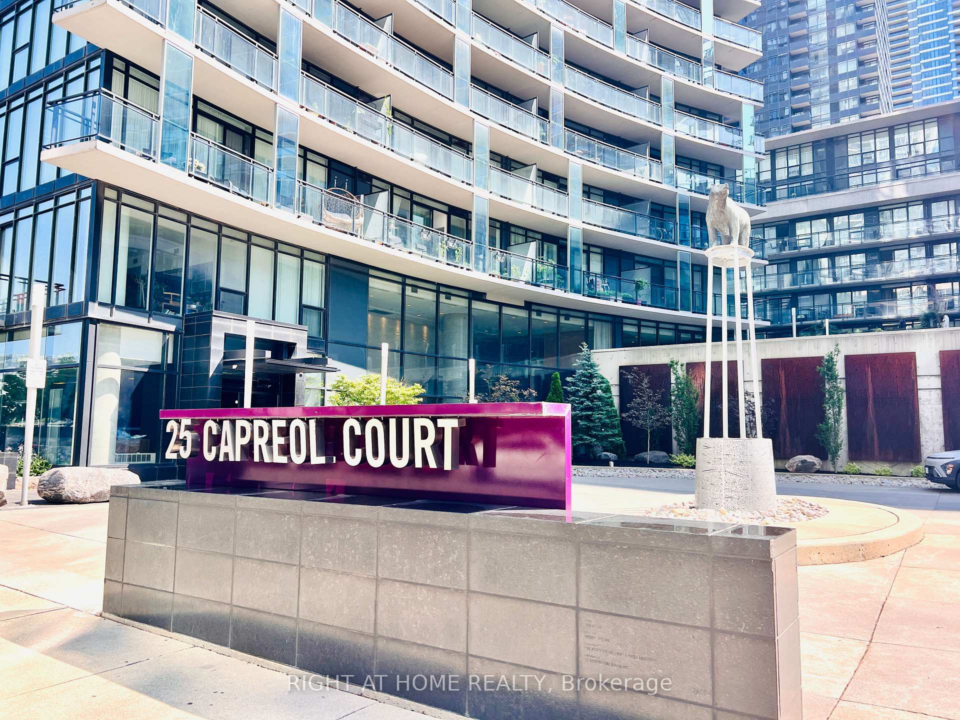 Front of Unit 2507, 25 Capreol Court