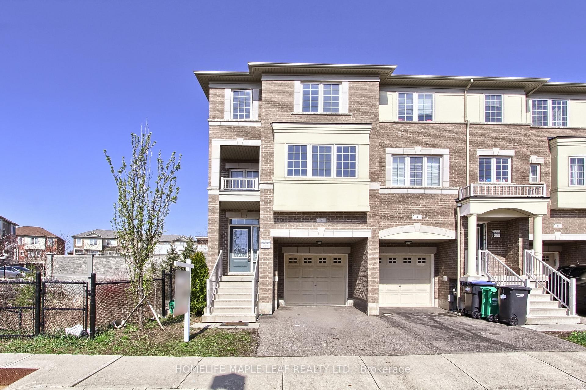 Photo 1 of 2 Cedarland Road E, Brampton, Credit Valley — HOMEH