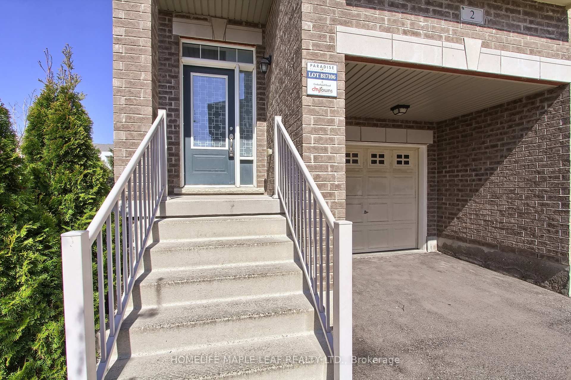 Photo 2 of 2 Cedarland Road E, Brampton, Credit Valley — HOMEH