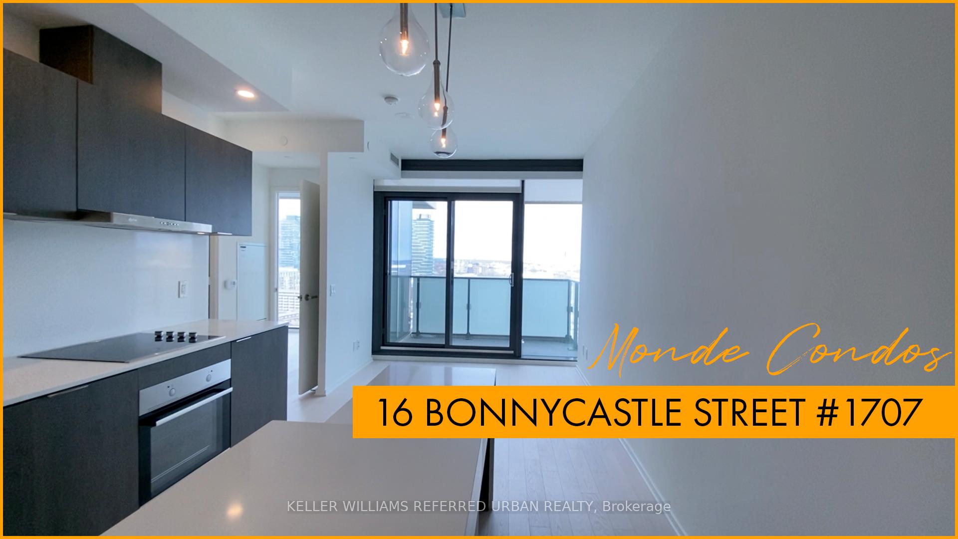 Front of Unit 1707, 16 Bonnycastle Street