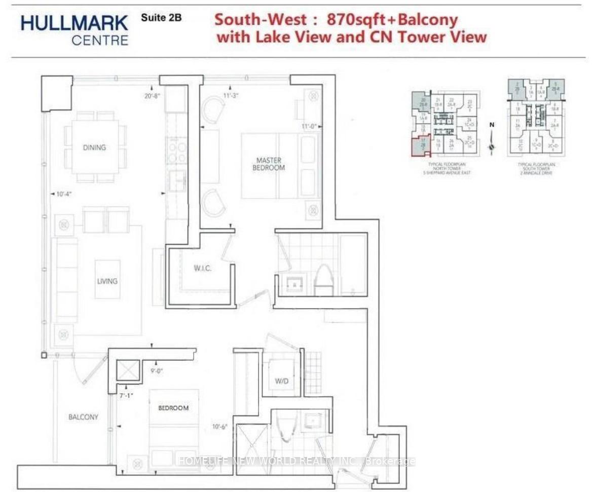 Photo 11 of Unit 3317, 5 Sheppard Avenue E, North York, Willowdale East — HOMEH