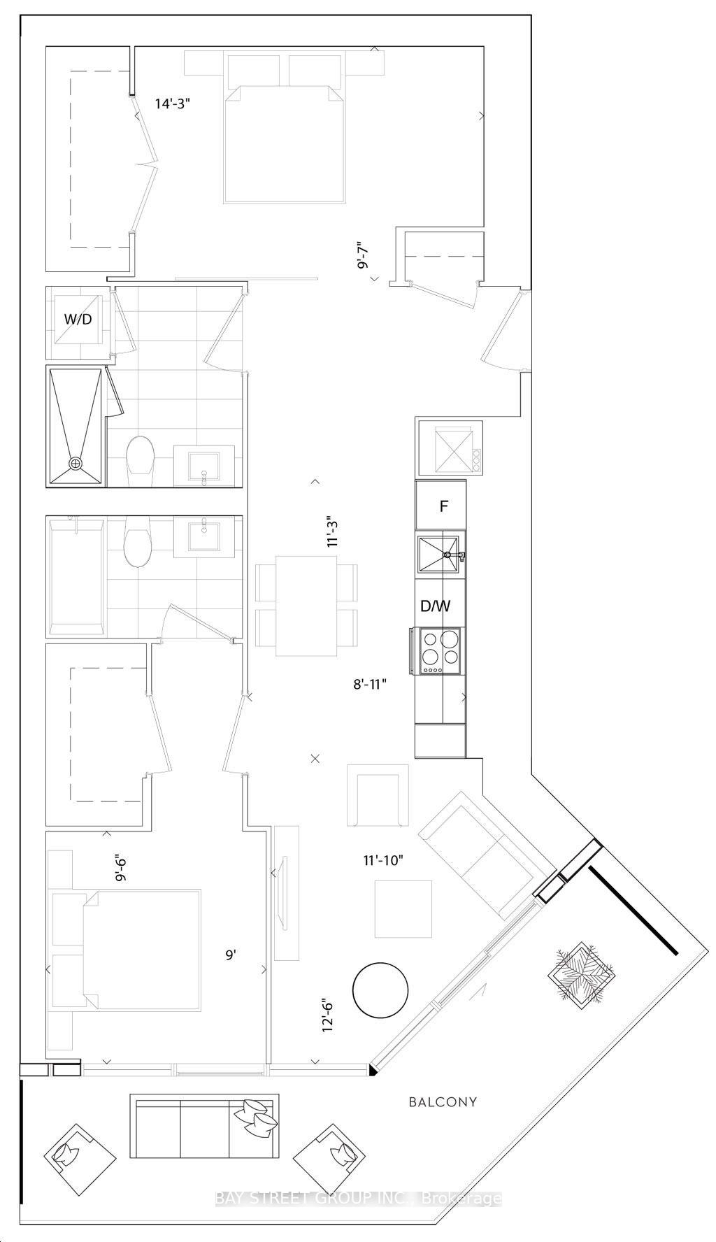 Photo 10 of Unit 5809, 55 Cooper Street, Toronto, Waterfront Communities — HOMEH