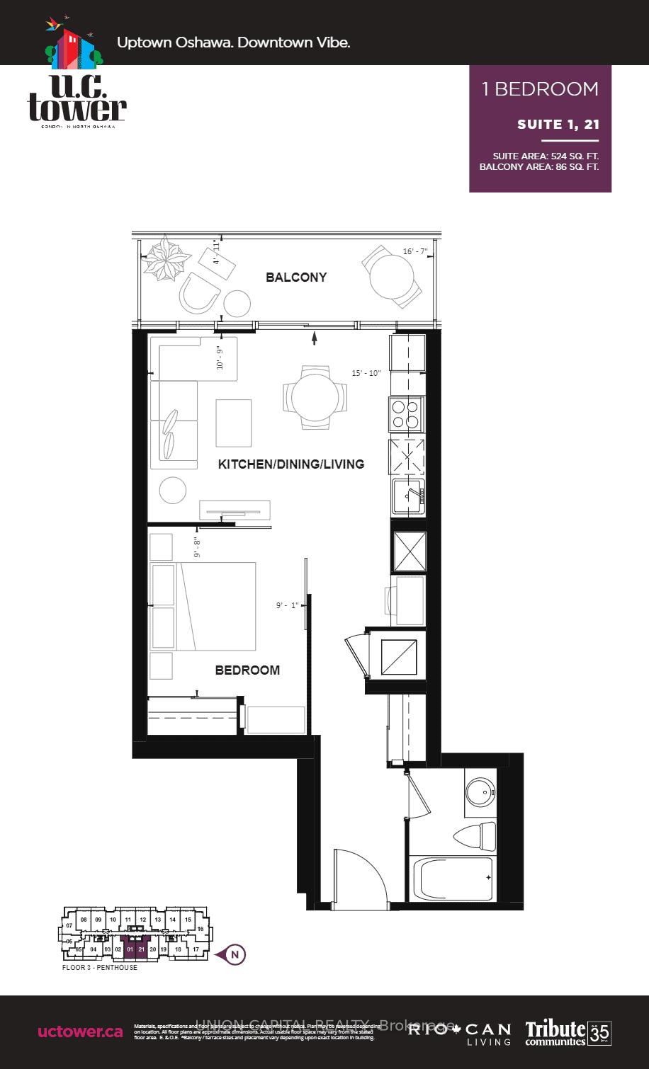 Photo 10 of Unit 2221, 2550 Simcoe Street N, Oshawa, Windfields — HOMEH