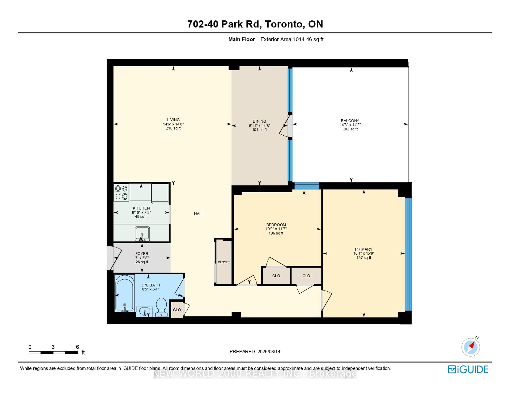 Photo 13 of Unit 702, 40 Park Road, Toronto, Rosedale-Moore Park — HOMEH