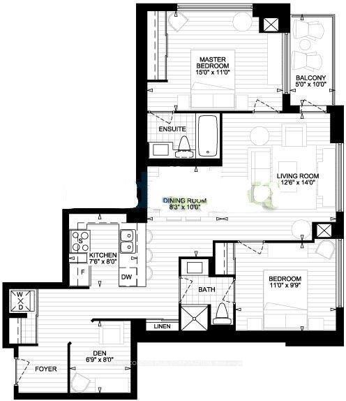 Photo 24 of Unit 1402, 761 Bay Street, Toronto, Bay Street Corridor — HOMEH