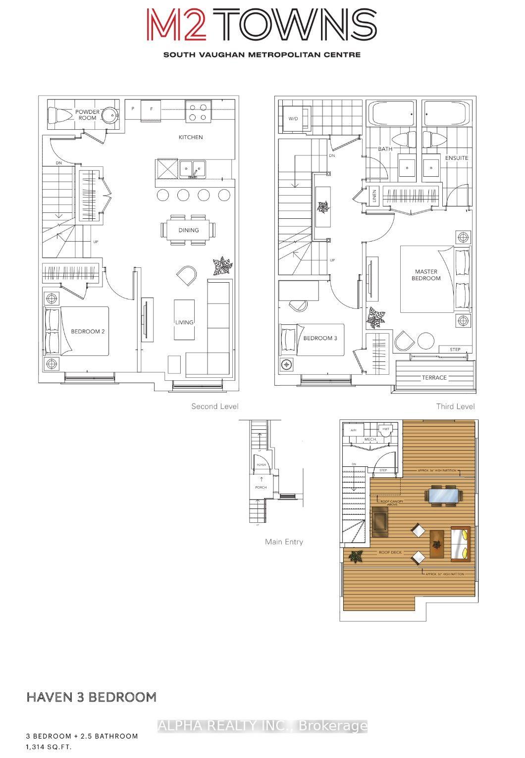 Photo 3 of Unit TH187, 141 Honey Crisp Crescent, Vaughan, Vaughan Corporate Centre — HOMEH