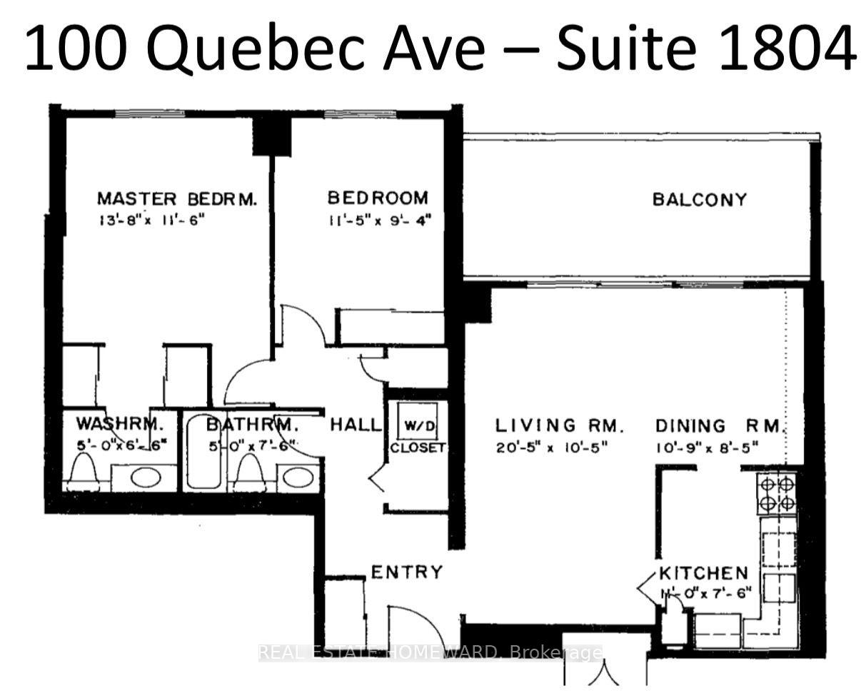 Photo 33 of Unit 1804, 100 Quebec Avenue, Toronto, High Park North — HOMEH