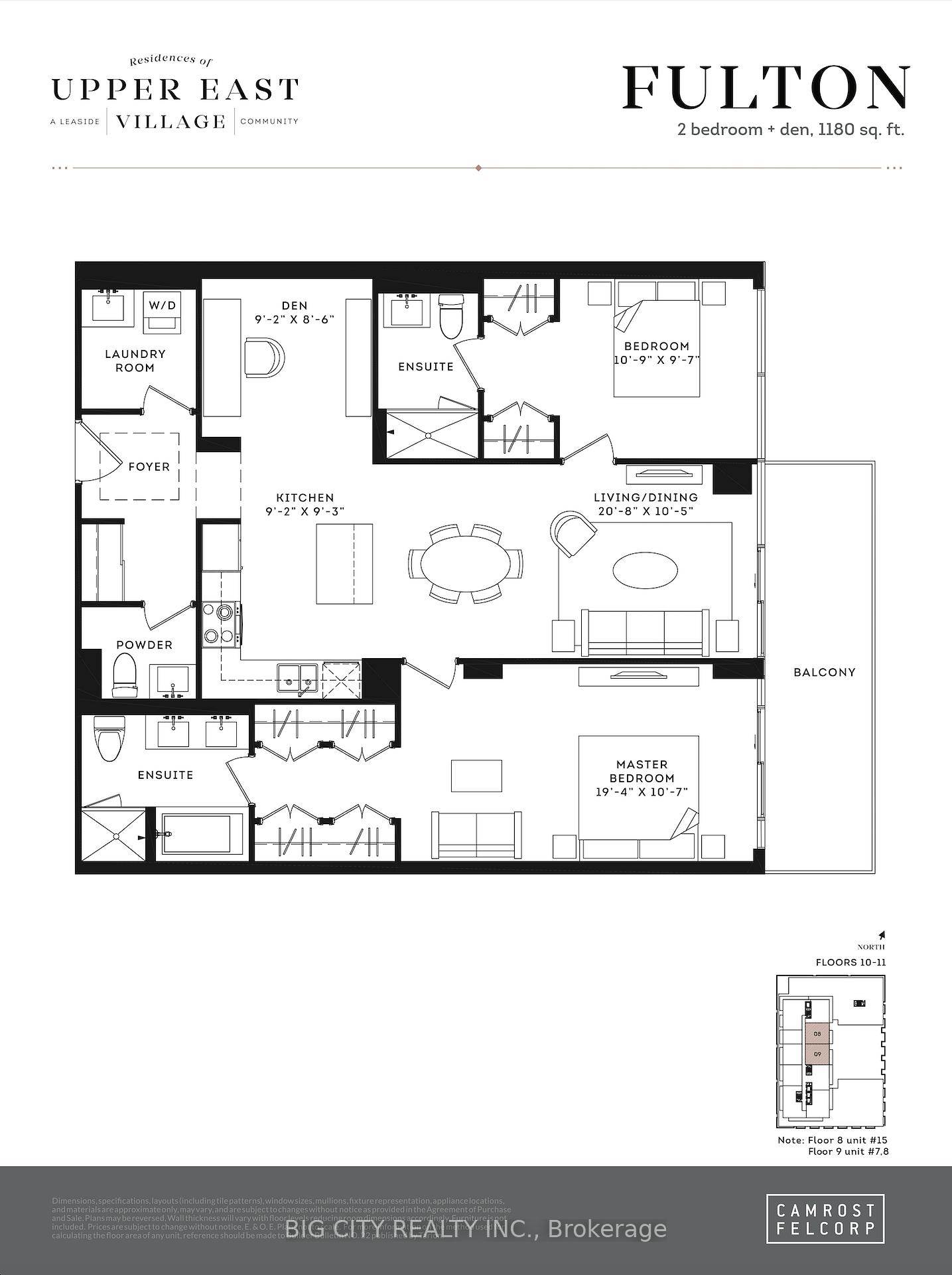 Photo 38 of Unit 1108, 33 Frederick Todd Way, Toronto, Thorncliffe Park — HOMEH
