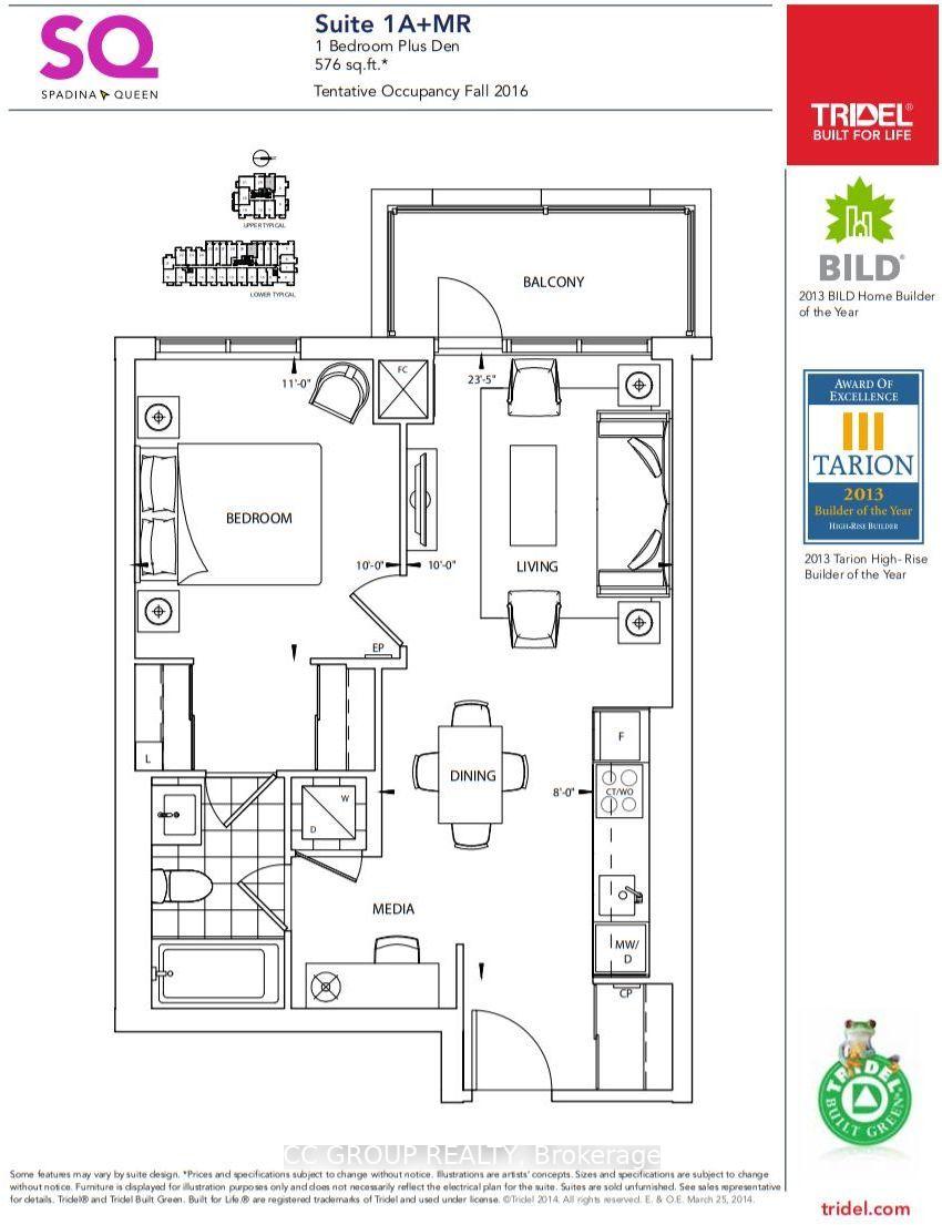 Photo 20 of Unit 801, 38 Cameron Street, Toronto, Kensington-Chinatown — HOMEH