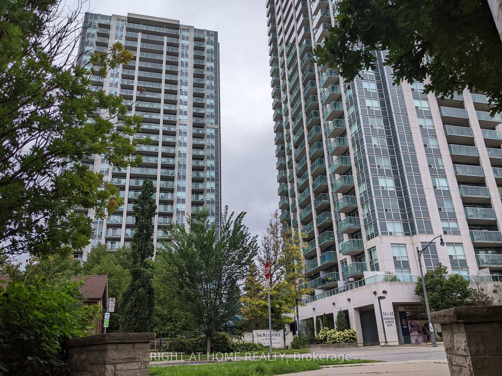 Front of Unit 1608, 18 Harrison Garden Boulevard