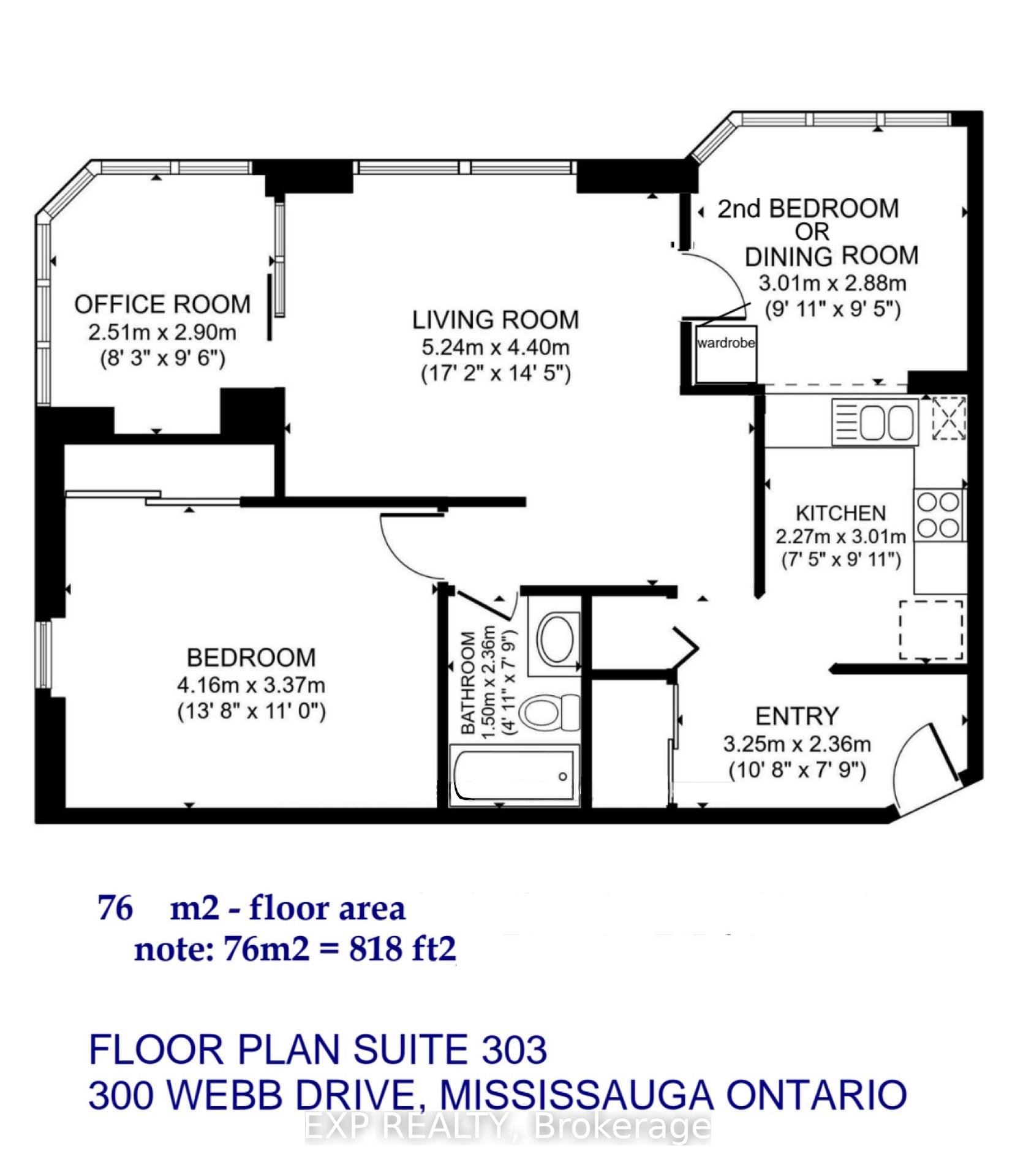 Photo 50 of Unit 303, 300 Webb Drive, Mississauga, City Centre — HOMEH