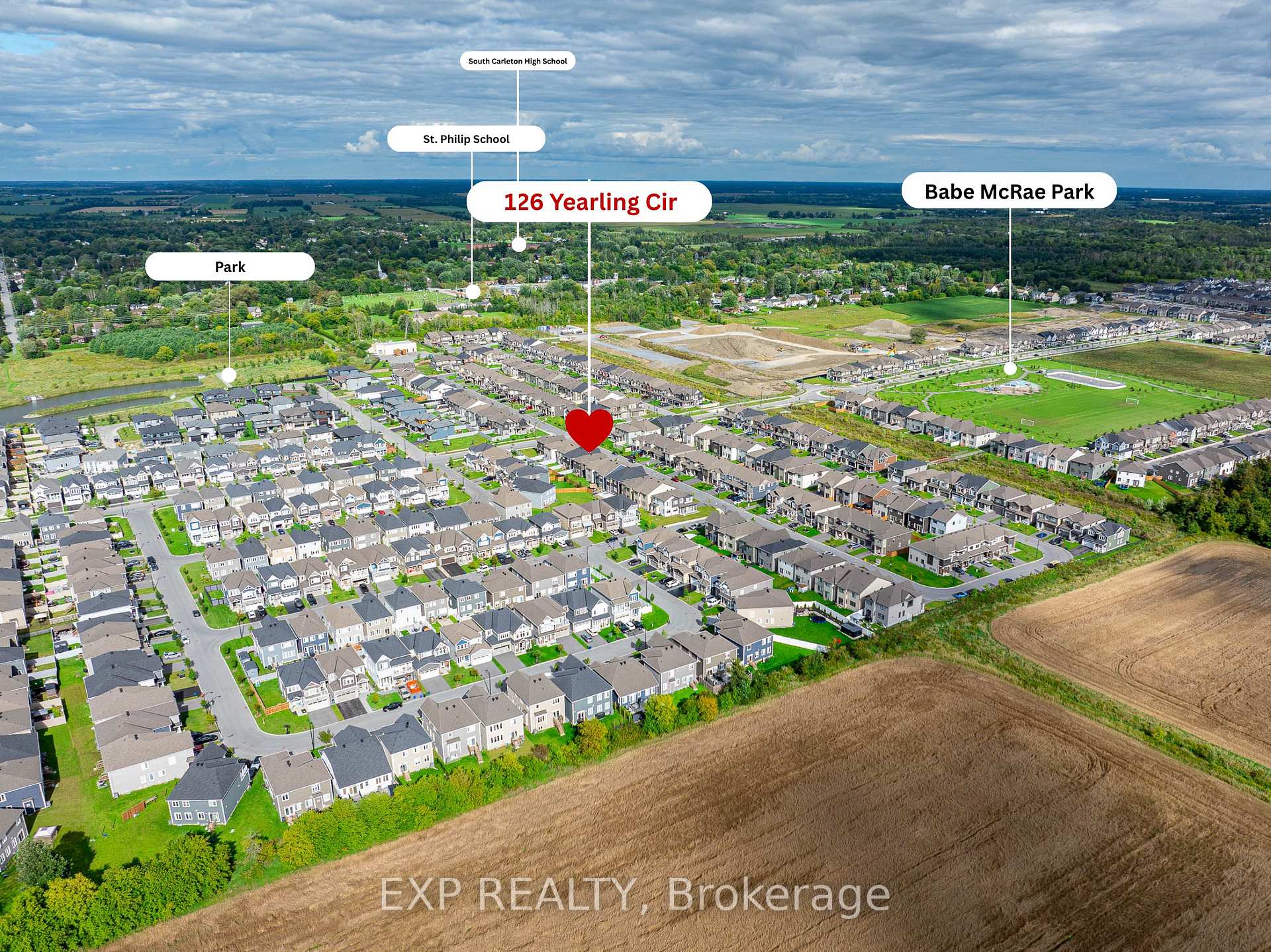 Photo 44 of 126 Yearling Circle, Ottawa, Goulbourn Twp From Franktown Rd/South To Rideau — HOMEH