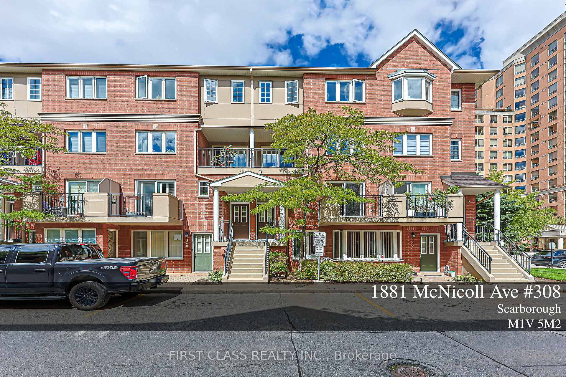 Front of Unit 308, 1881 Mcnicoll Avenue