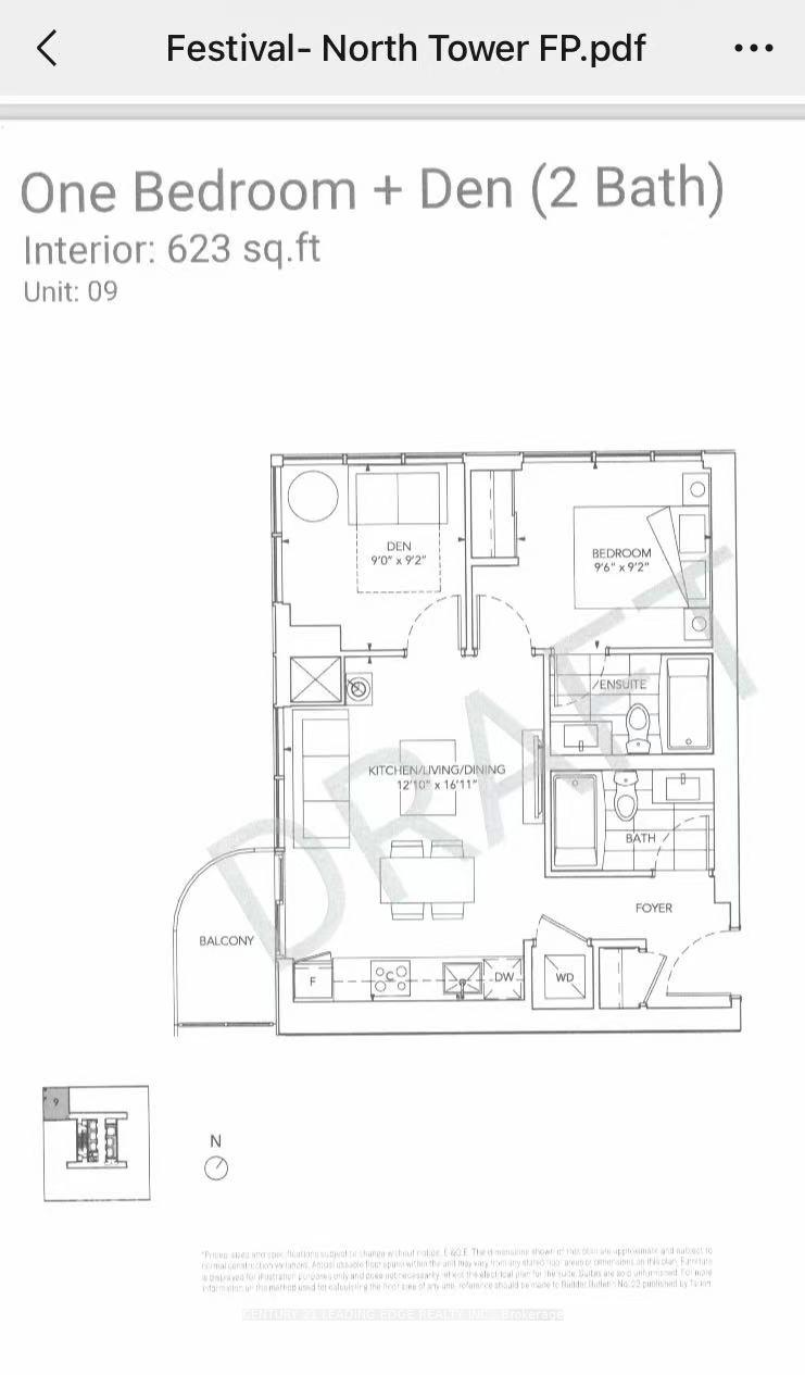 Photo 8 of Unit 5609, 225 Commerce Street, Vaughan, Vaughan Corporate Centre — HOMEH
