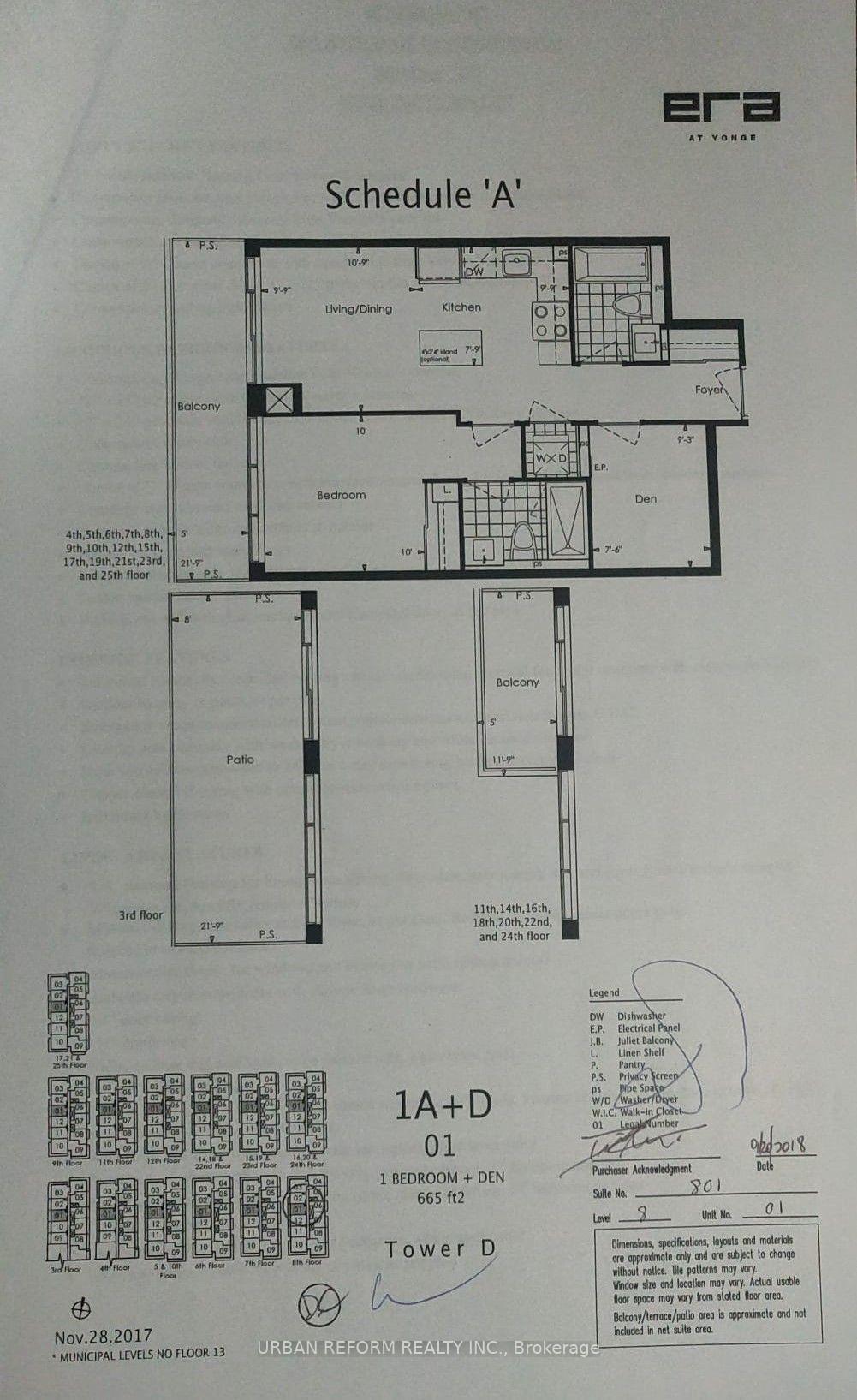 Photo 10 of Unit 801, 95 Oneida Crescent, Richmond Hill, Langstaff — HOMEH