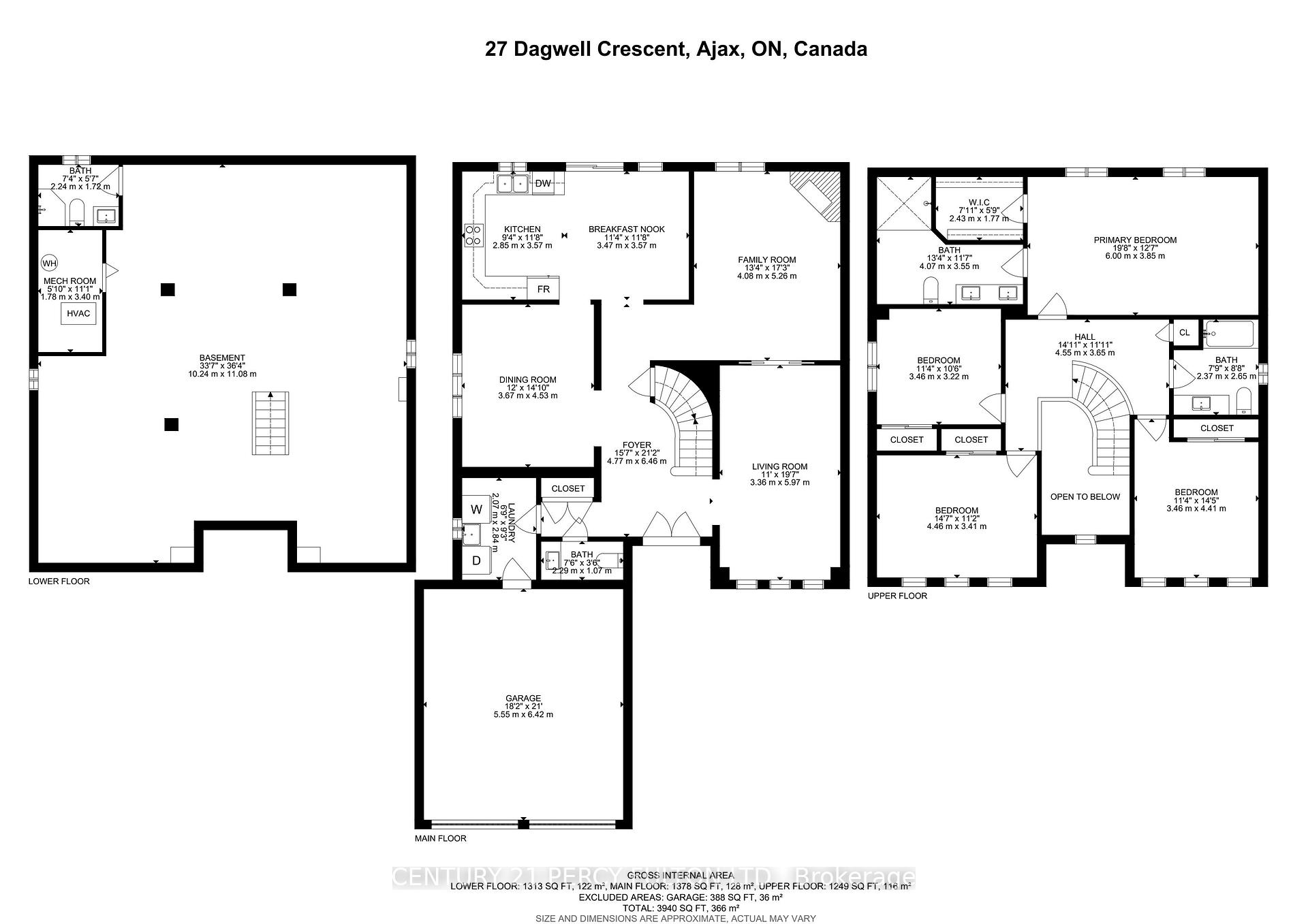 Photo 5 of 27 Dagwell Crescent, Ajax, Central West — HOMEH